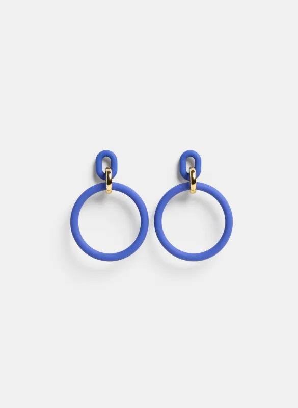 Rubber Hoop Earrings sold by Laura