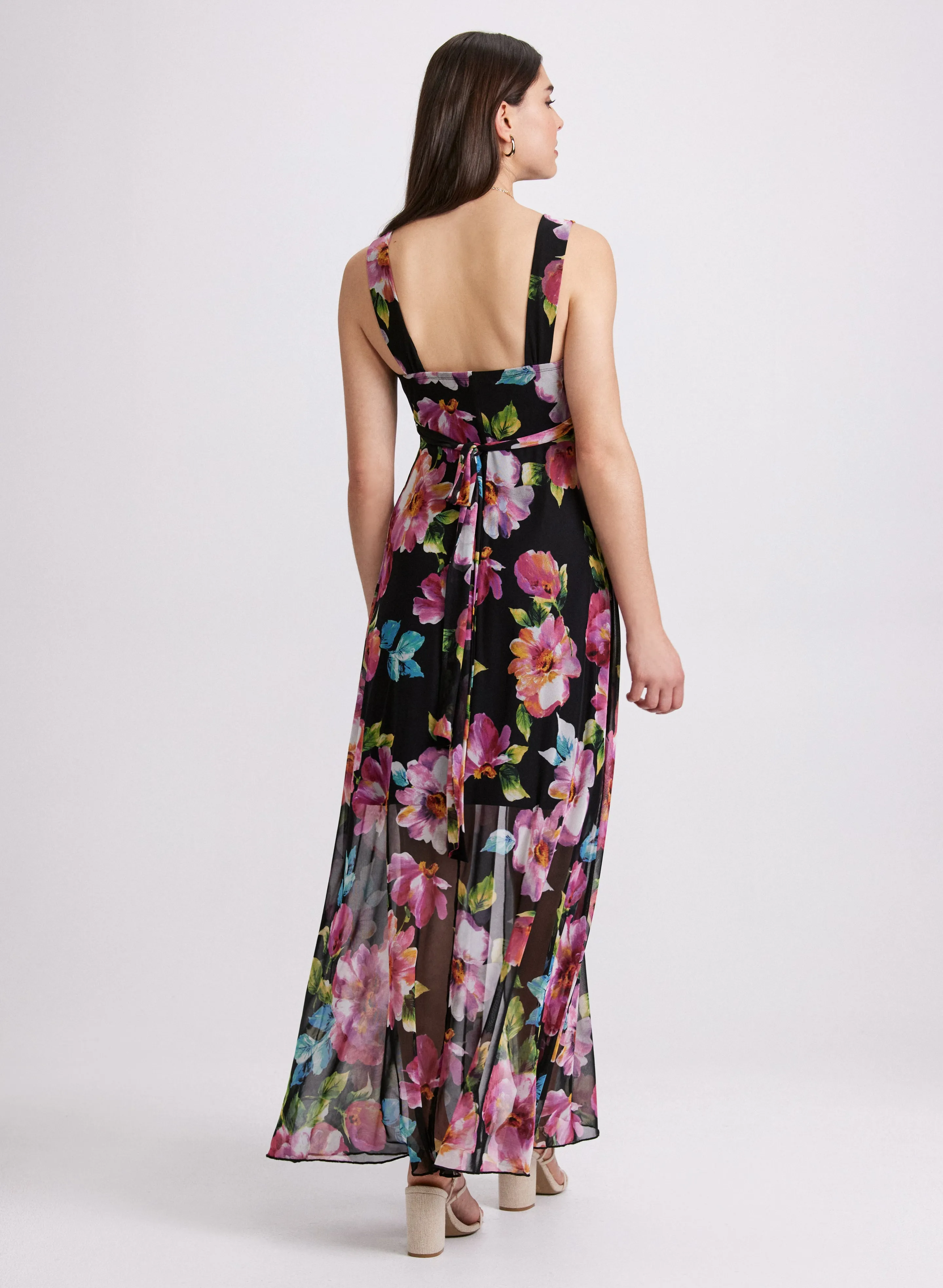 Chiffon Floral Maxi Dress sold by Laura product image thumbnail 3