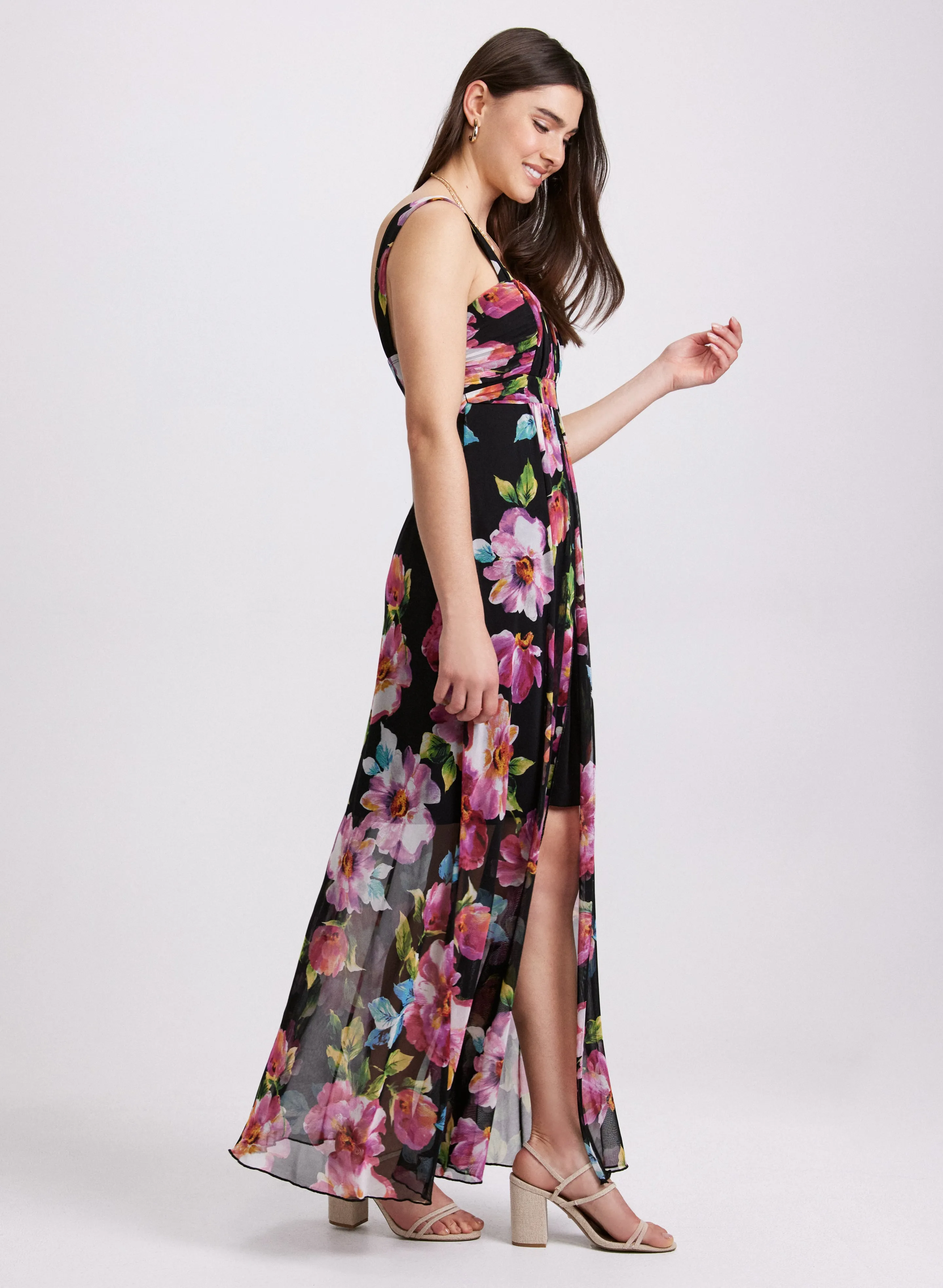 Chiffon Floral Maxi Dress sold by Laura product image thumbnail 2