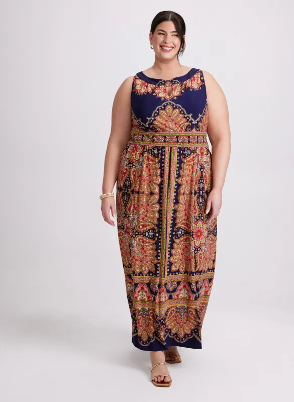 Paisley Print Maxi Dress sold by Laura
