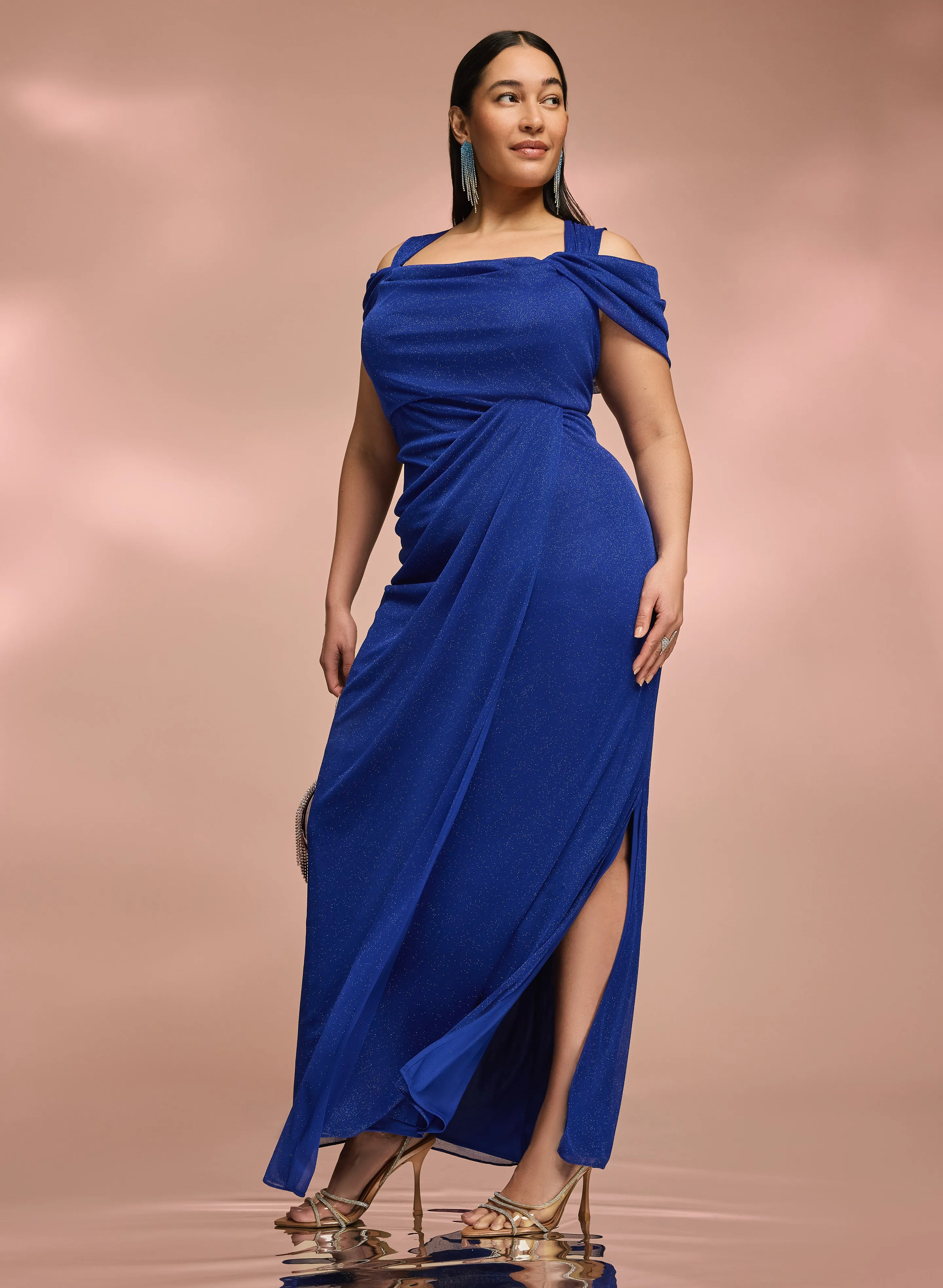 Glitter Mesh Dress sold by Laura product image thumbnail 2