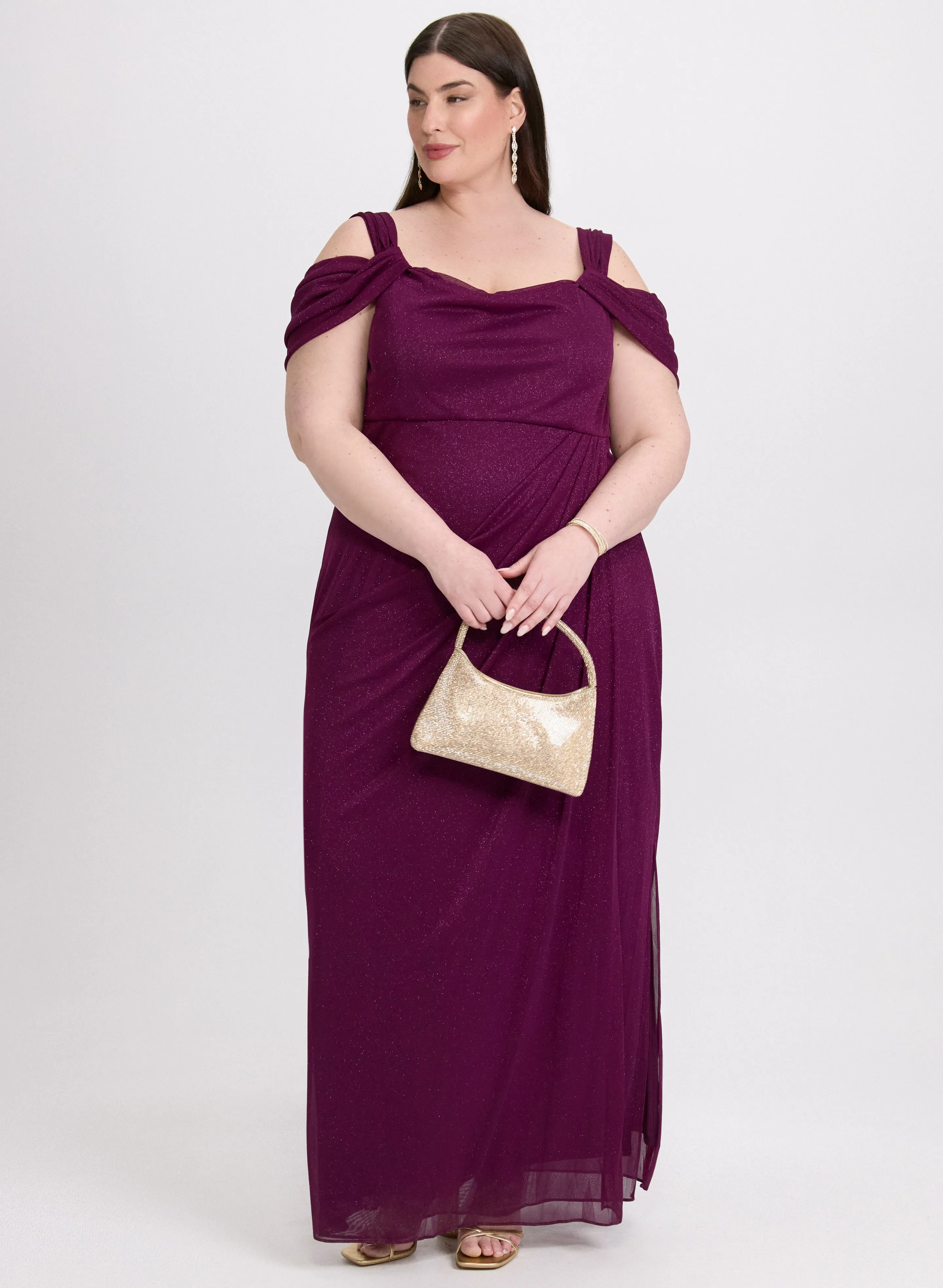 Glitter Mesh Dress sold by Laura