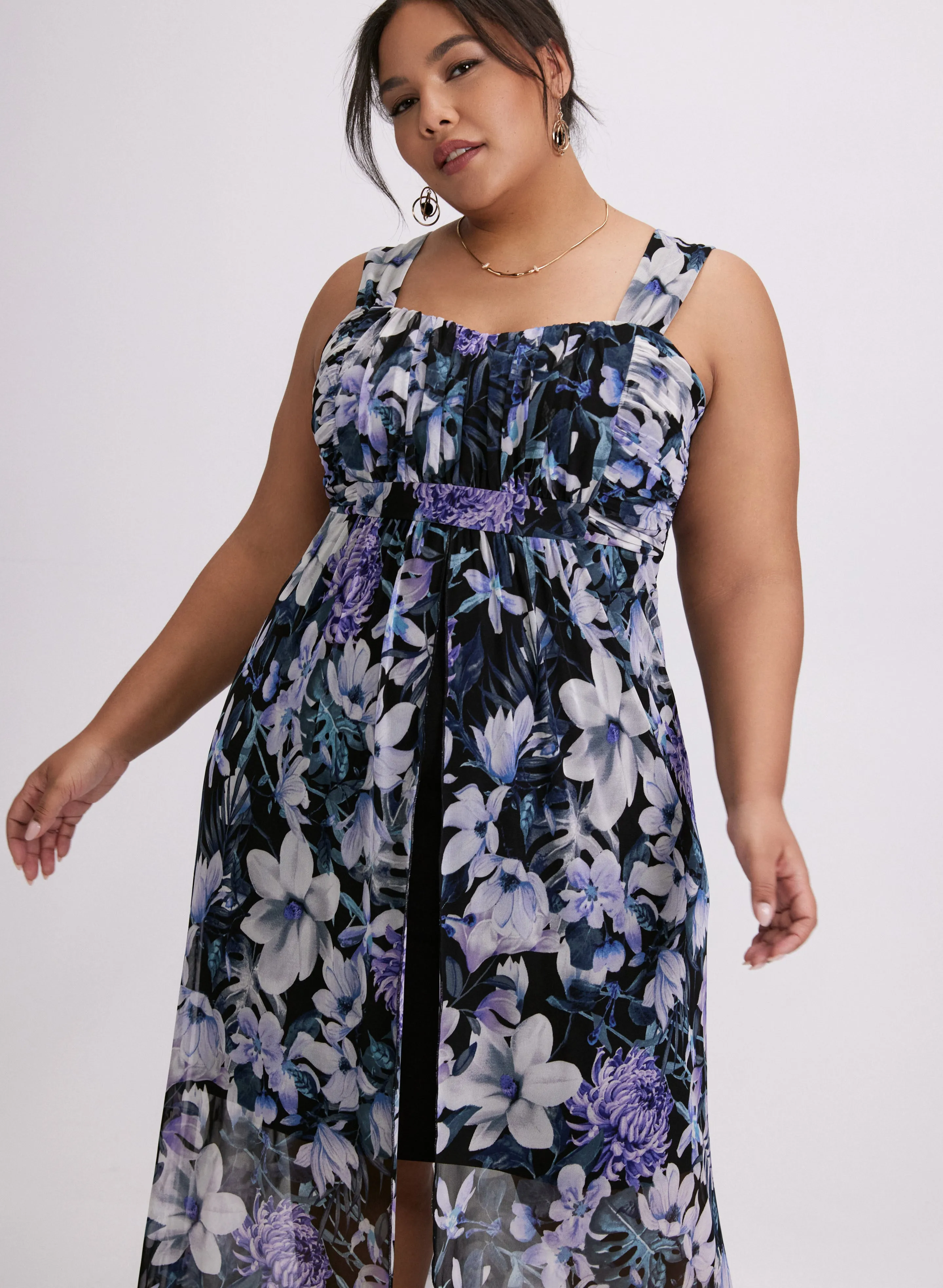 Floral Mesh Dress sold by Laura product image thumbnail 4