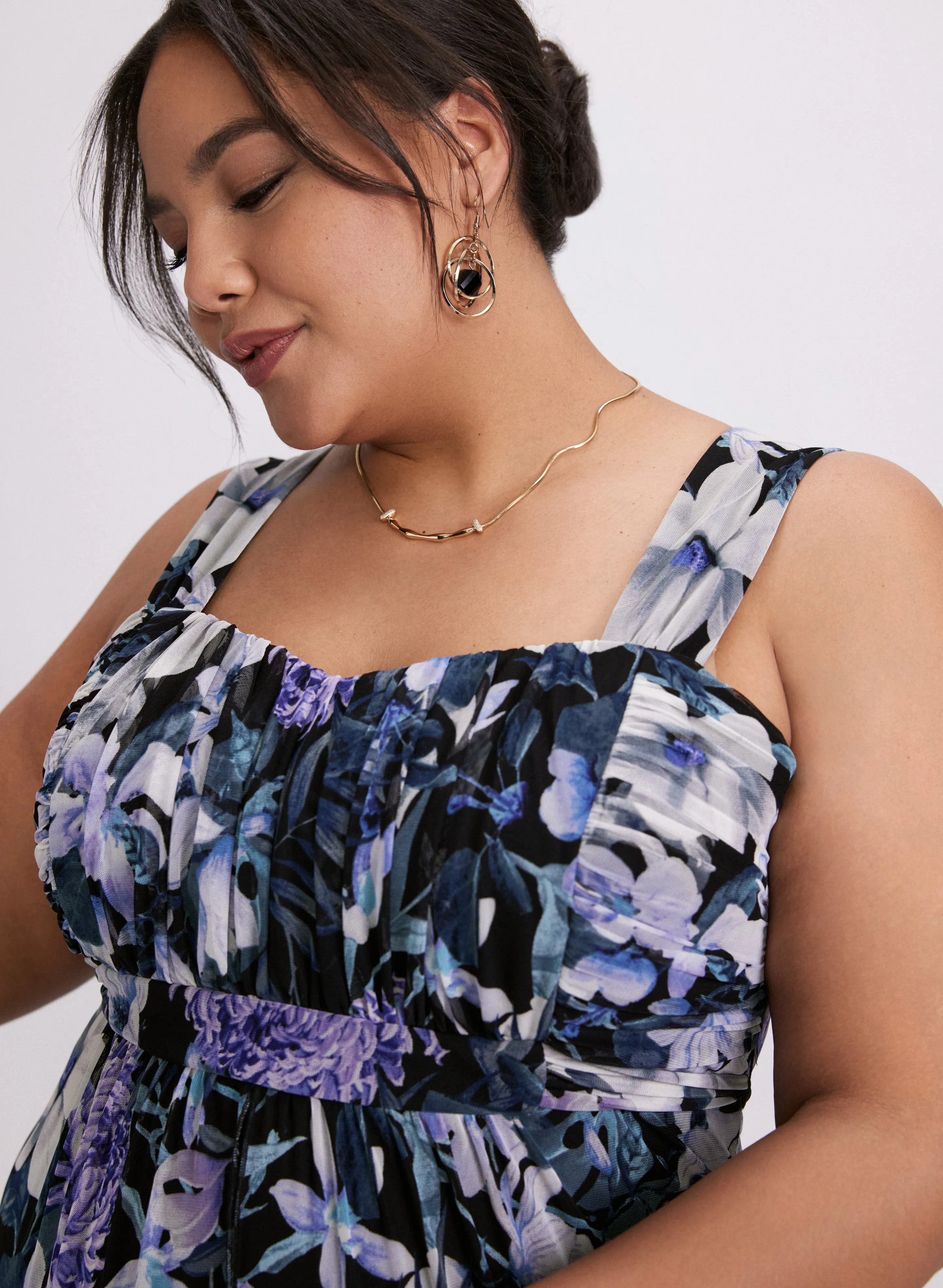 Floral Mesh Dress sold by Laura product image thumbnail 5