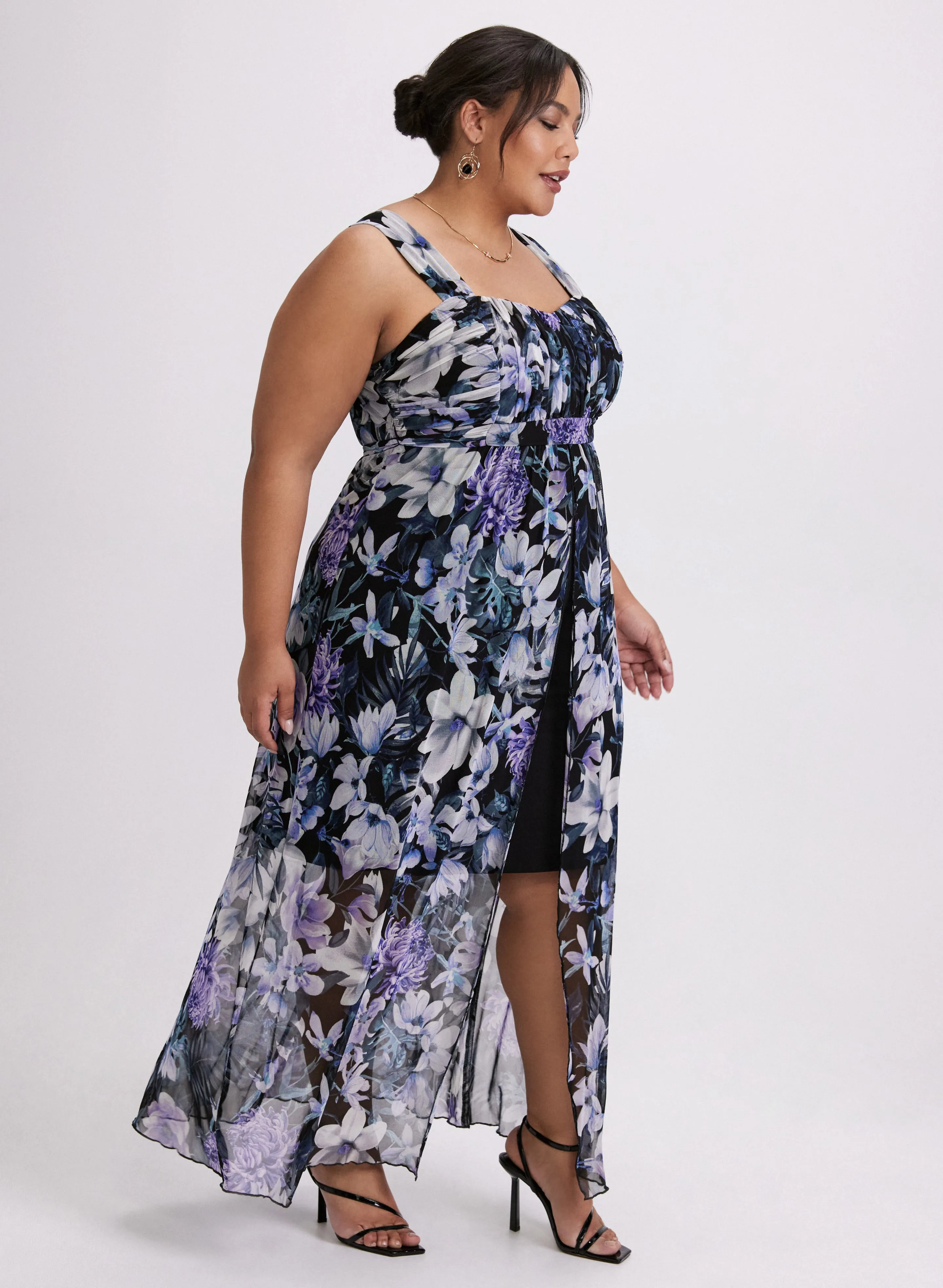 Floral Mesh Dress sold by Laura product image thumbnail 2