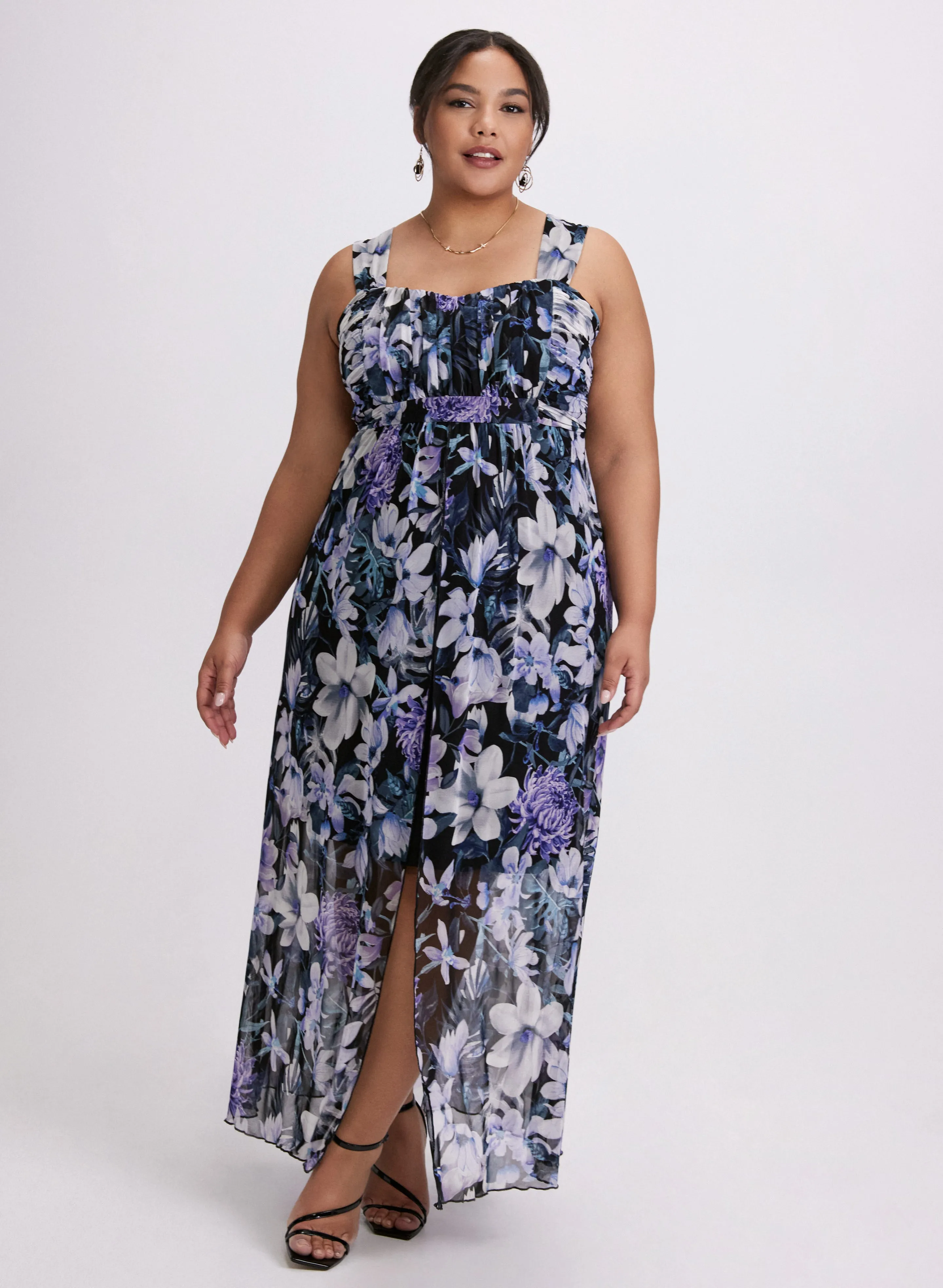 Floral Mesh Dress sold by Laura