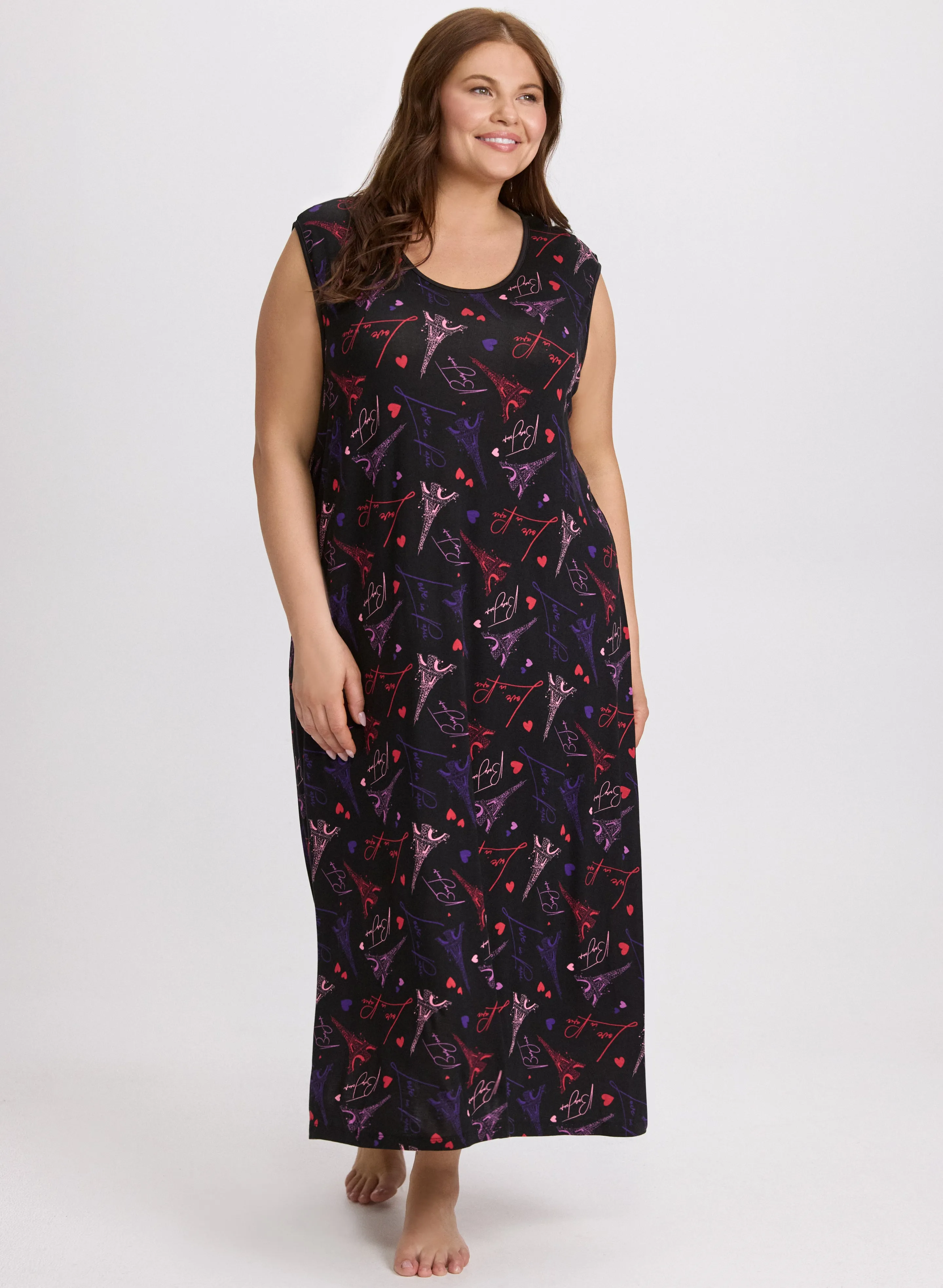 Paris Print Nightgown sold by Laura