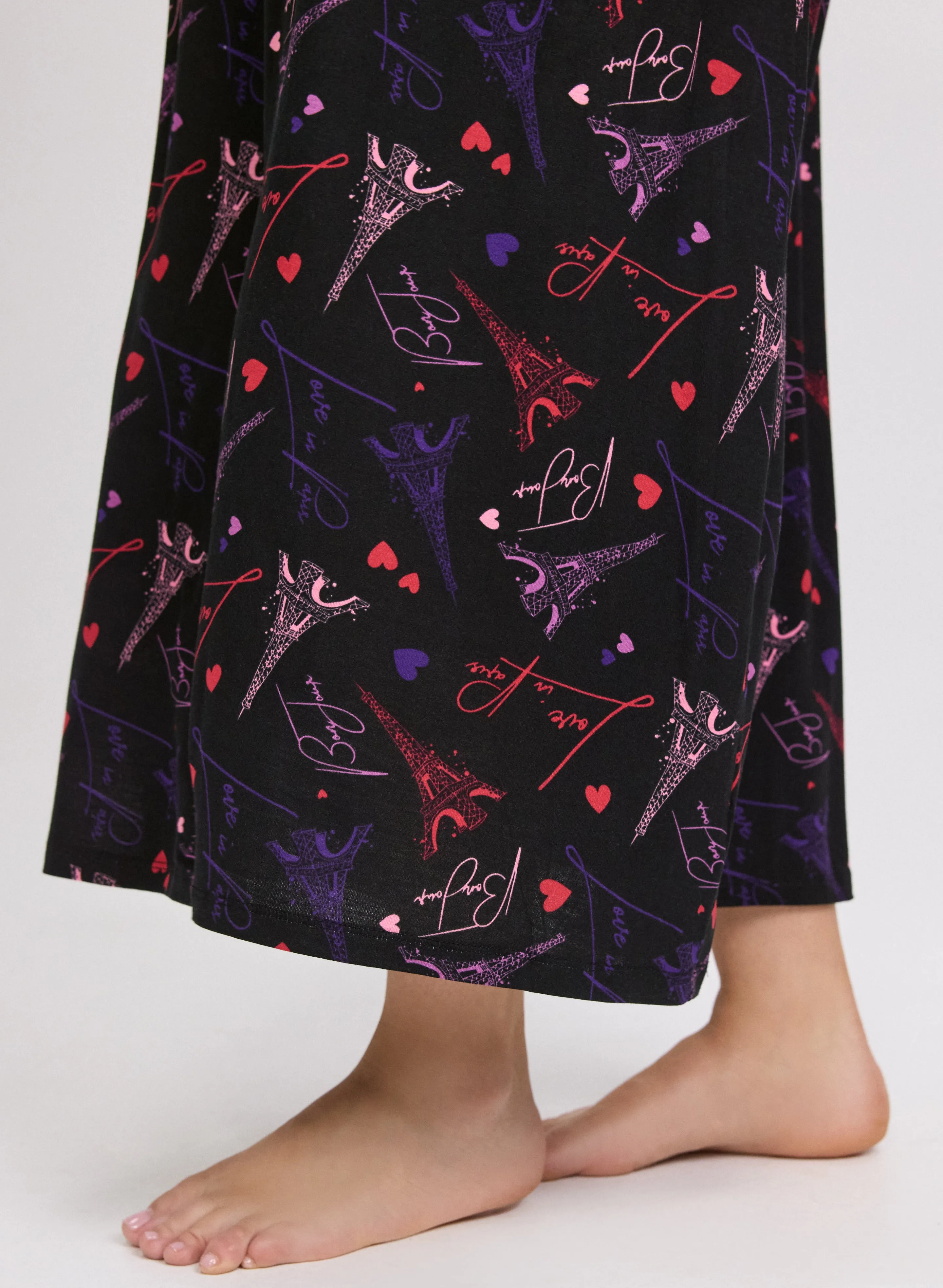 Paris Print Nightgown sold by Laura product image thumbnail 5