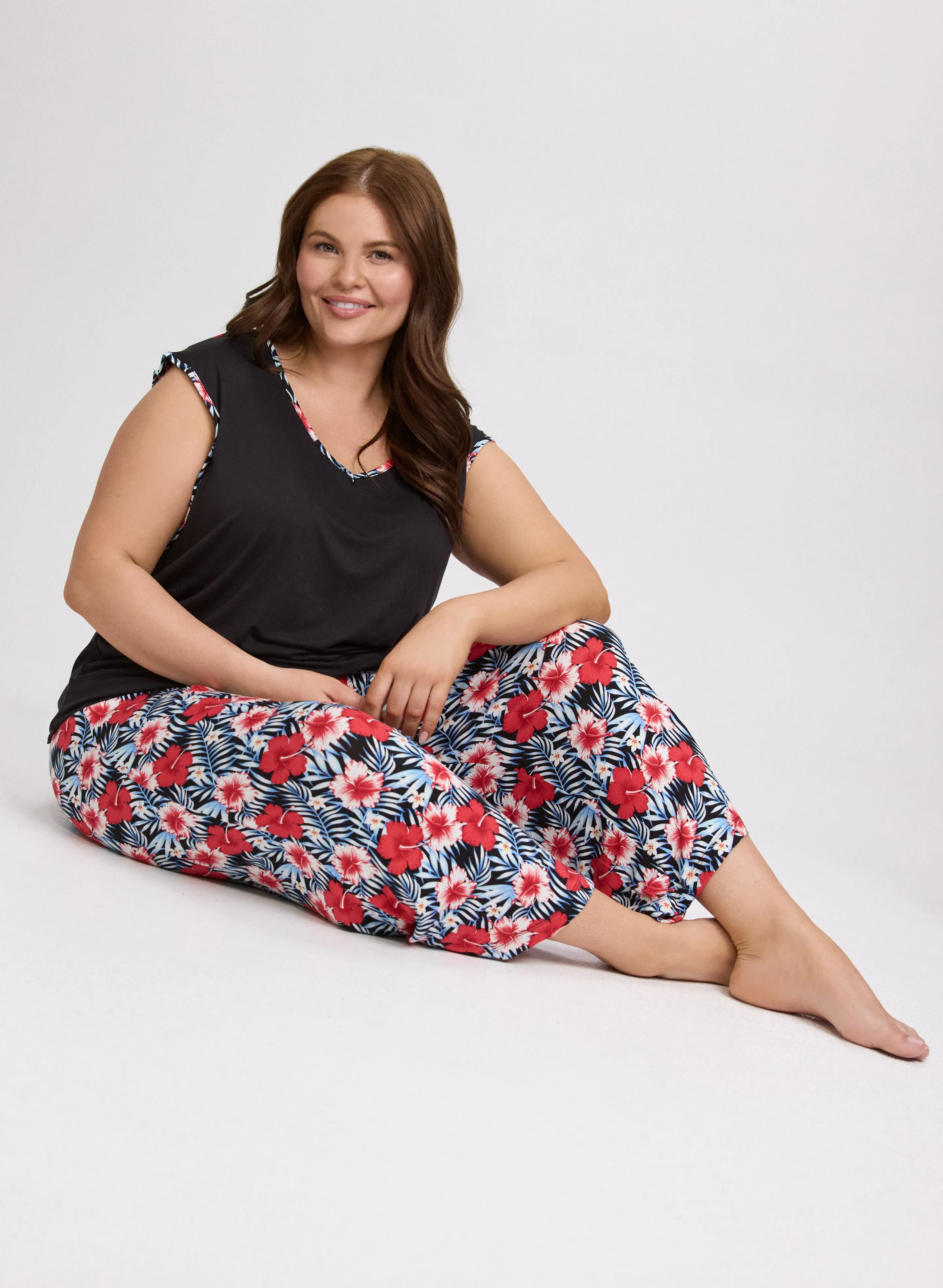 Tropical Print Pyjama Set sold by Laura product image thumbnail 2