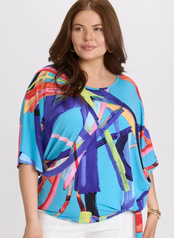 Abstract Print Top sold by Laura