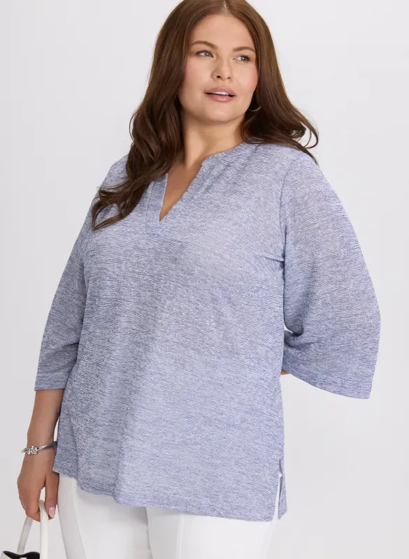 Melange Knit Top sold by Laura