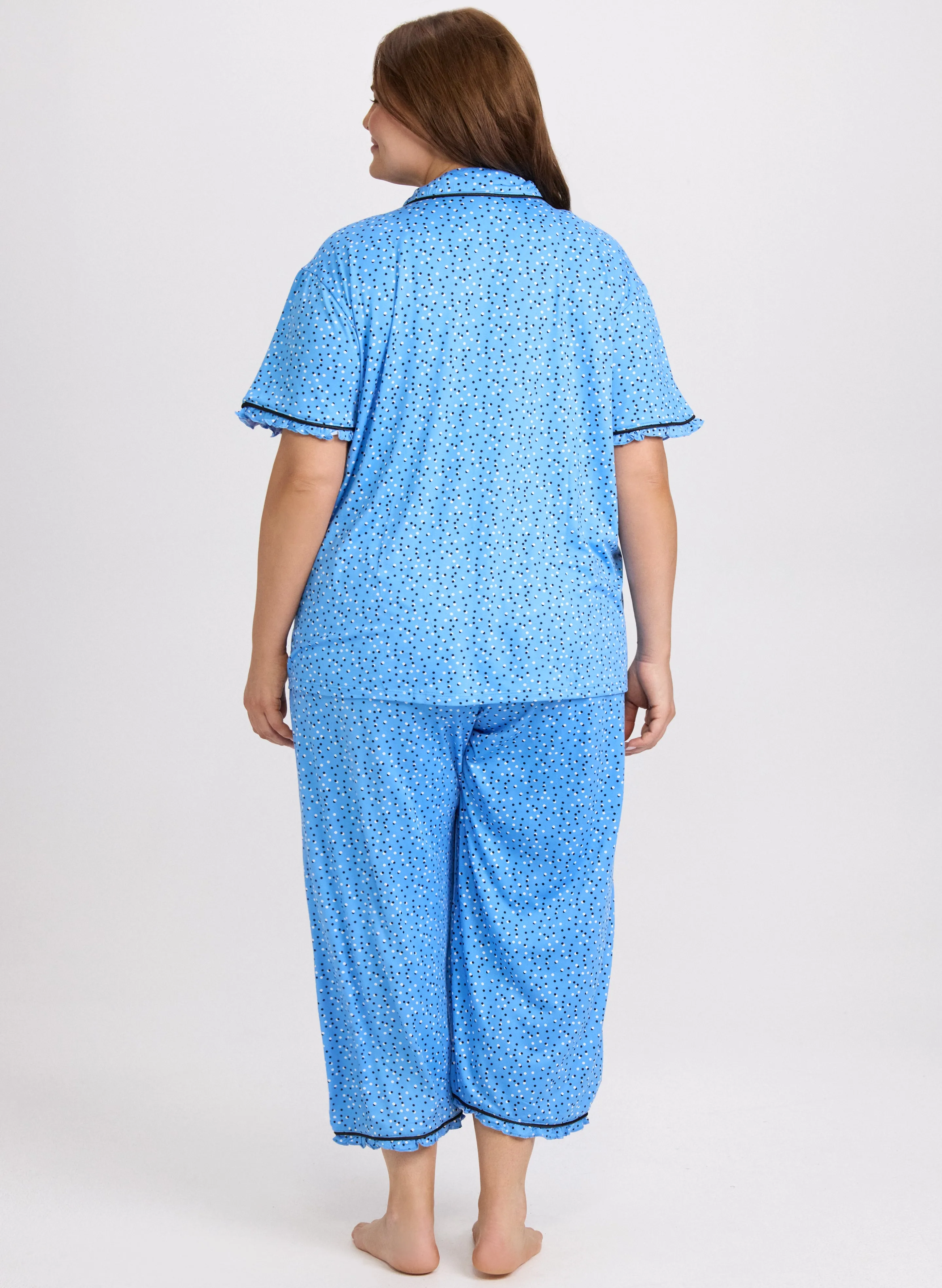 Dot Print Pyjama Set sold by Laura product image thumbnail 3