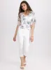 Mesh Rose Print Blouse sold by Laura