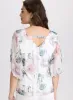 Mesh Rose Print Blouse sold by Laura