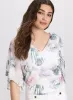 Mesh Rose Print Blouse sold by Laura