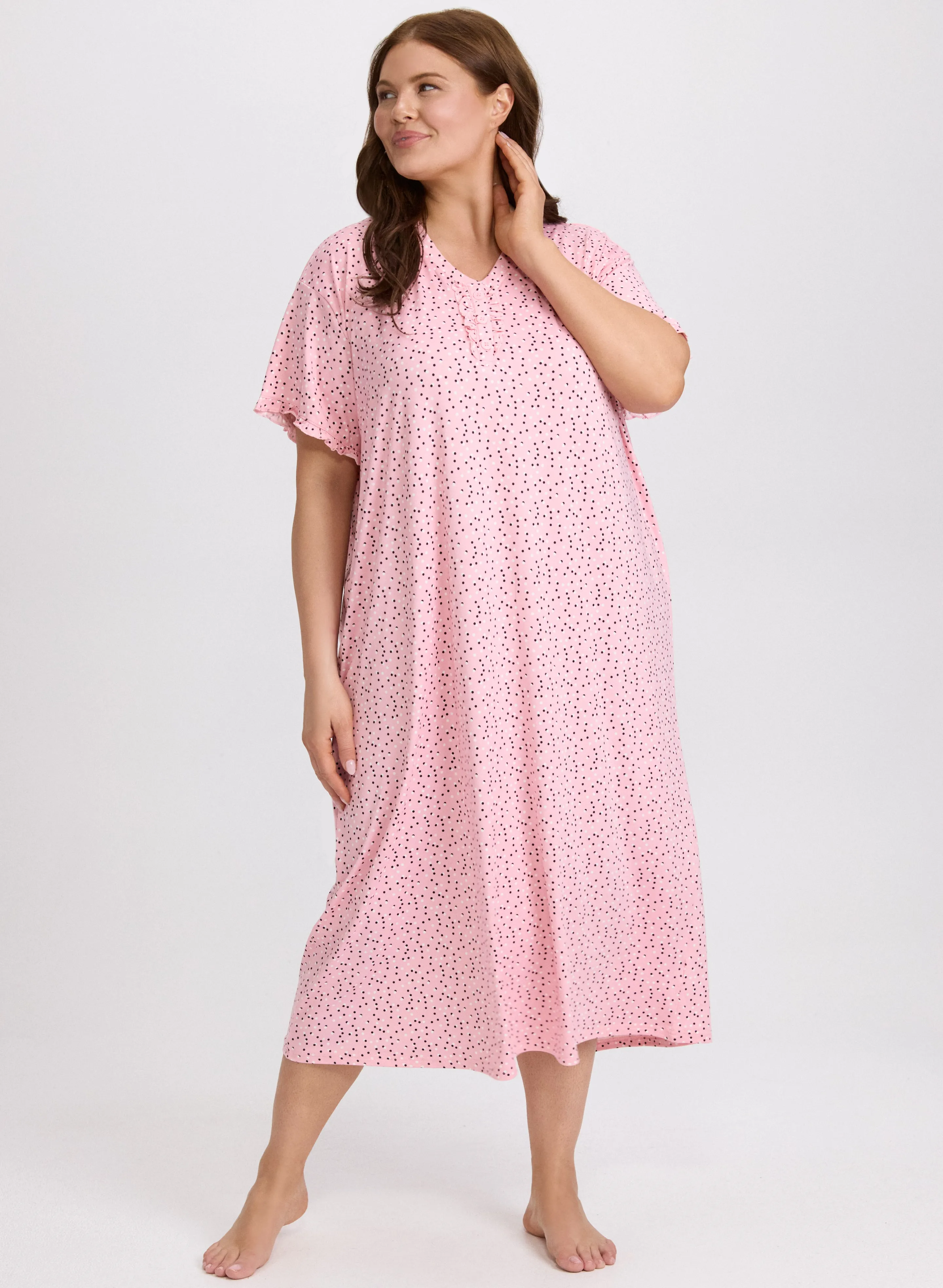 Dot Print Nightgown sold by Laura