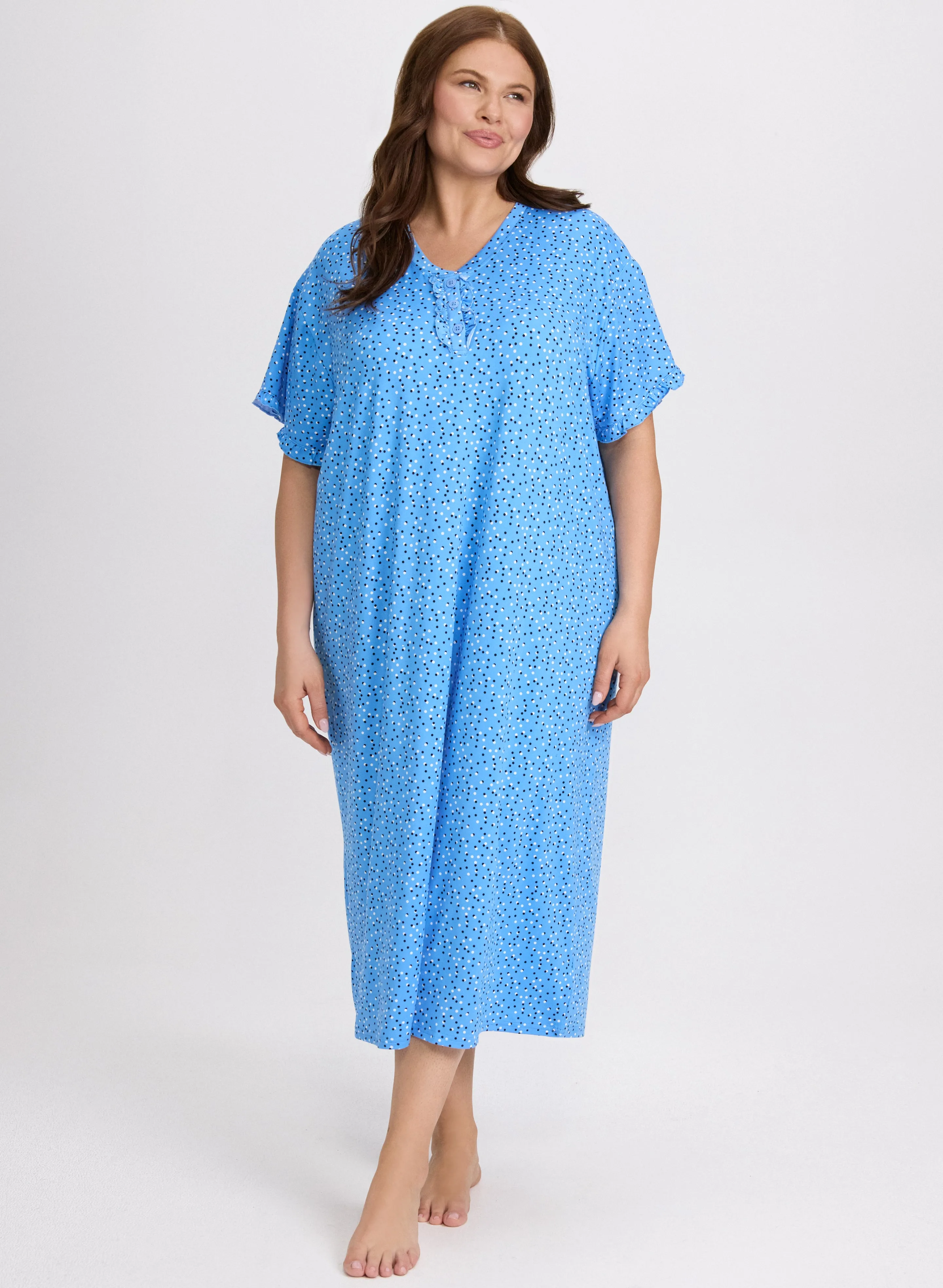 Dot Print Nightgown sold by Laura