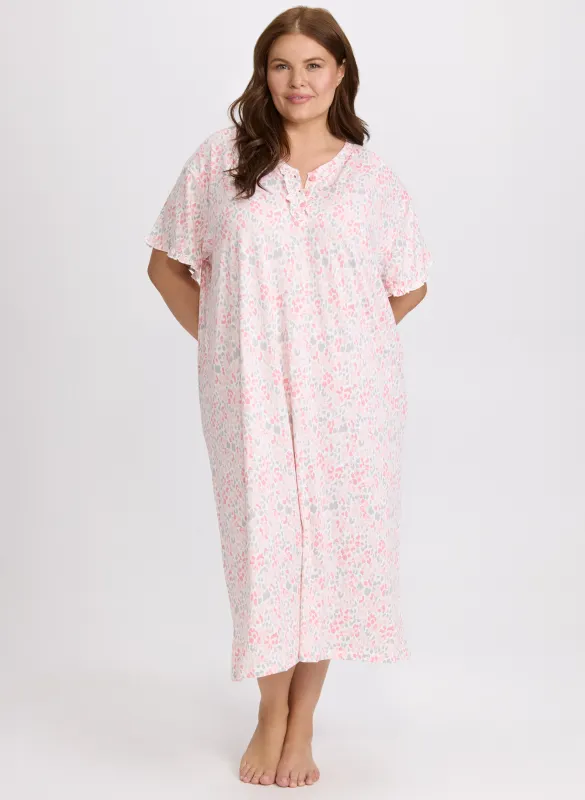 Mixed Animal Print Nightgown sold by Laura