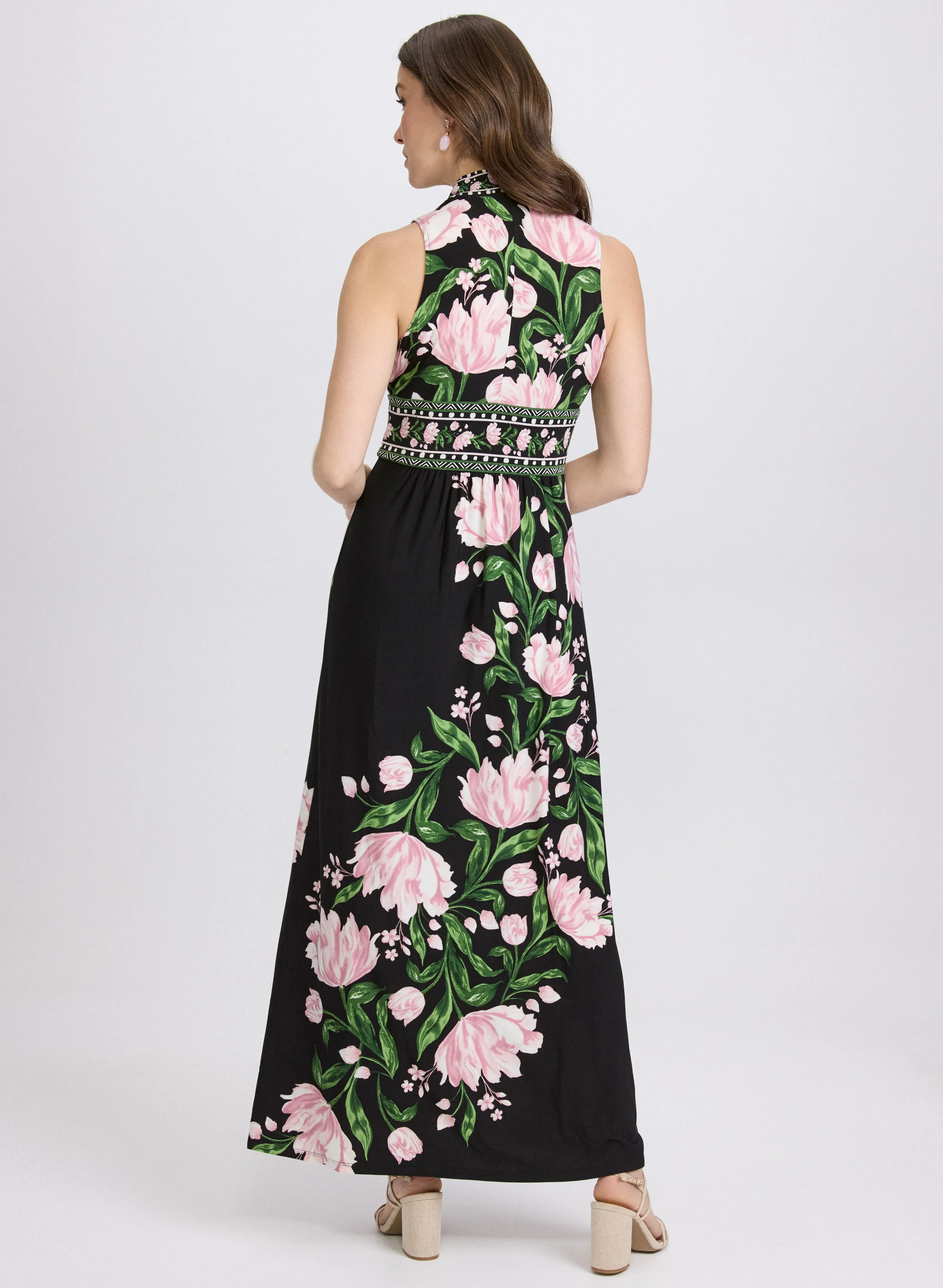 Floral V-Neck Dress sold by Laura product image thumbnail 4