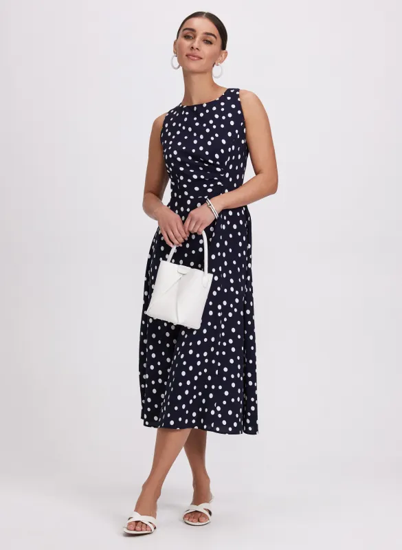 Polka Dot Midi Dress sold by Laura