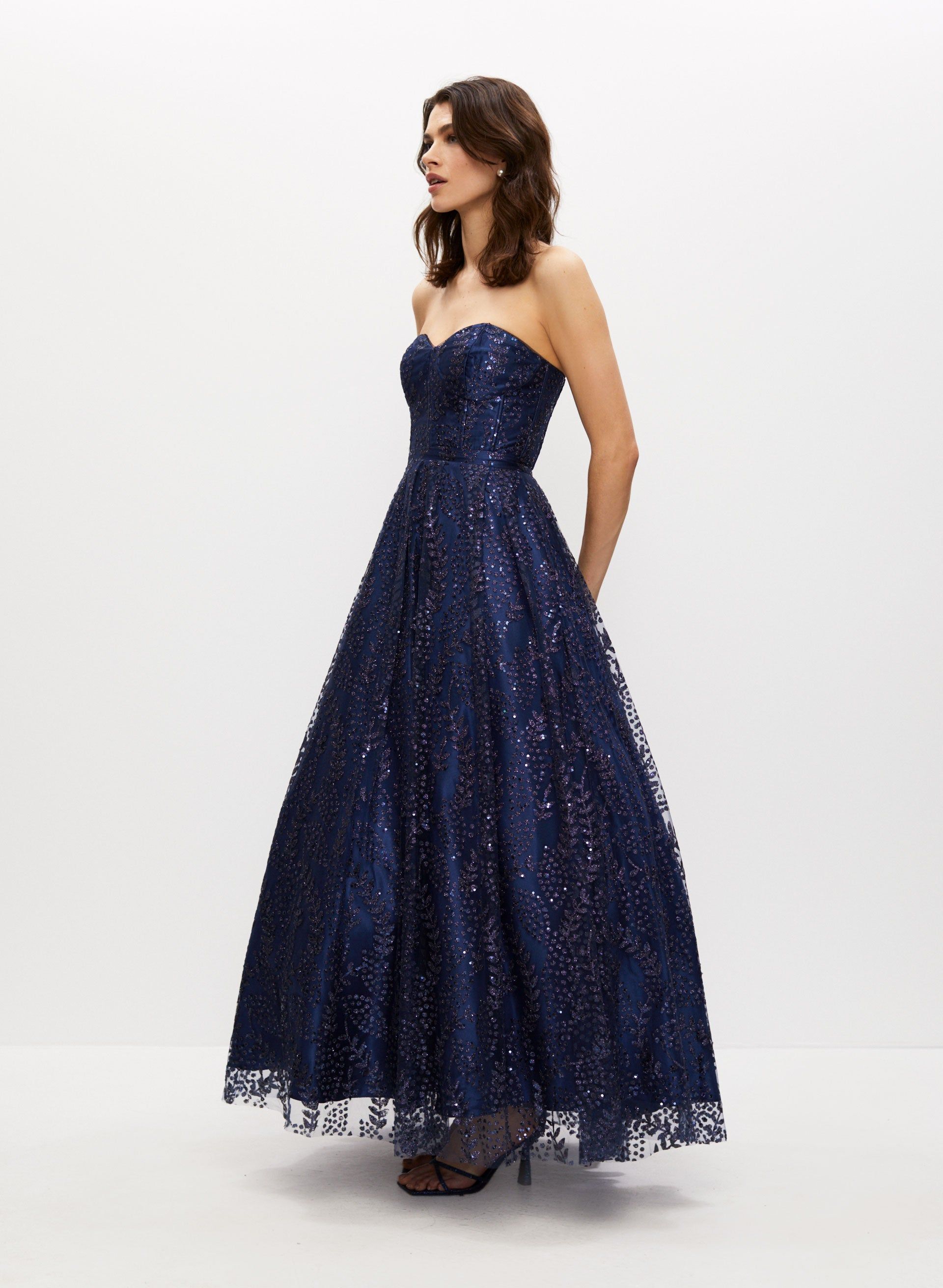 Strapless Corset Detail Ball Gown sold by Laura product image thumbnail 4