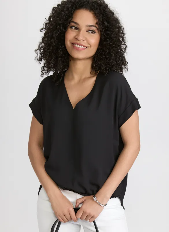 Bubble Hem Blouse sold by Laura