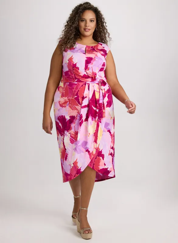 Tropical Self-Tie Dress sold by Laura