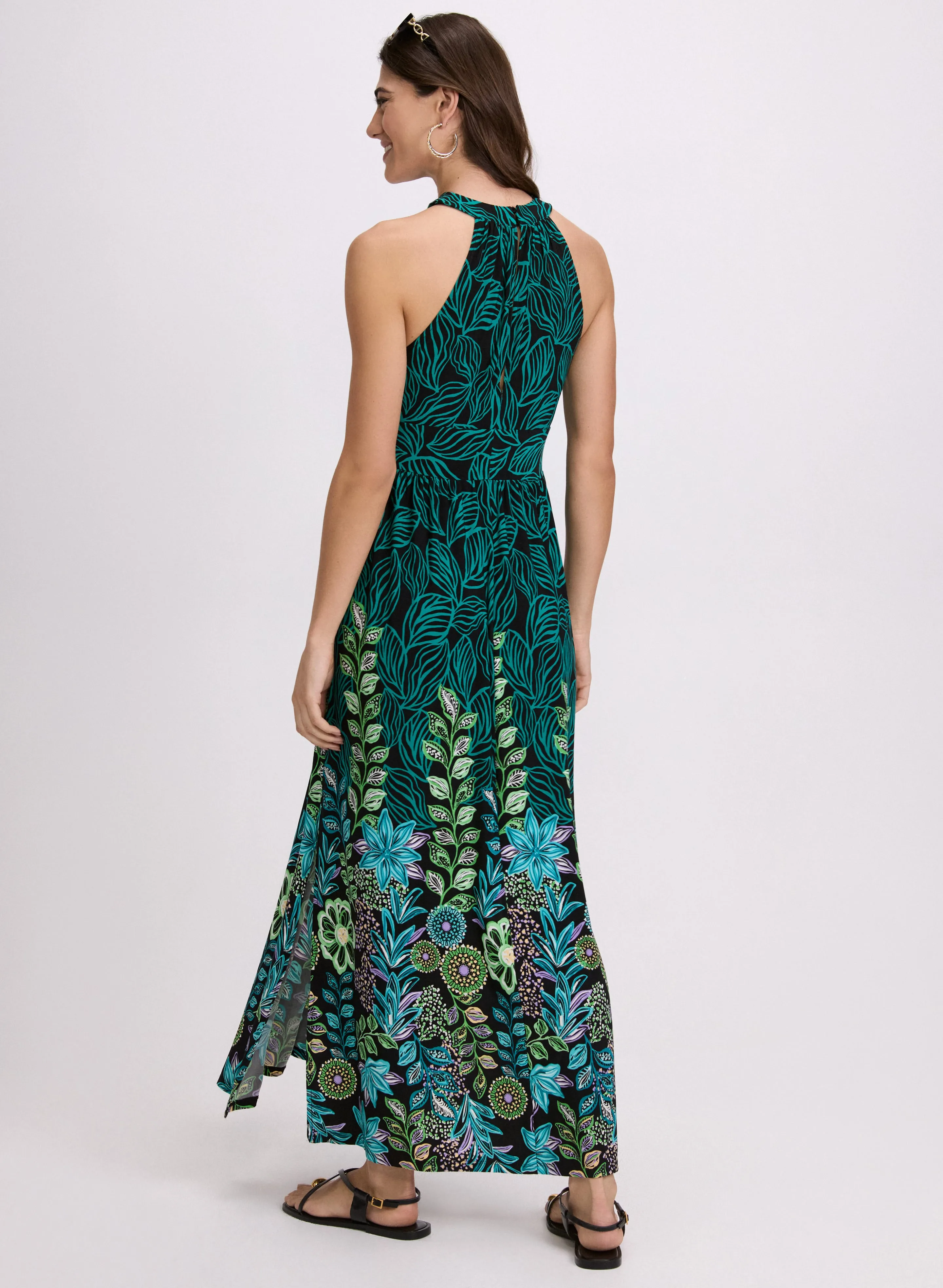 Leaf Print Maxi Dress sold by Laura product image thumbnail 4