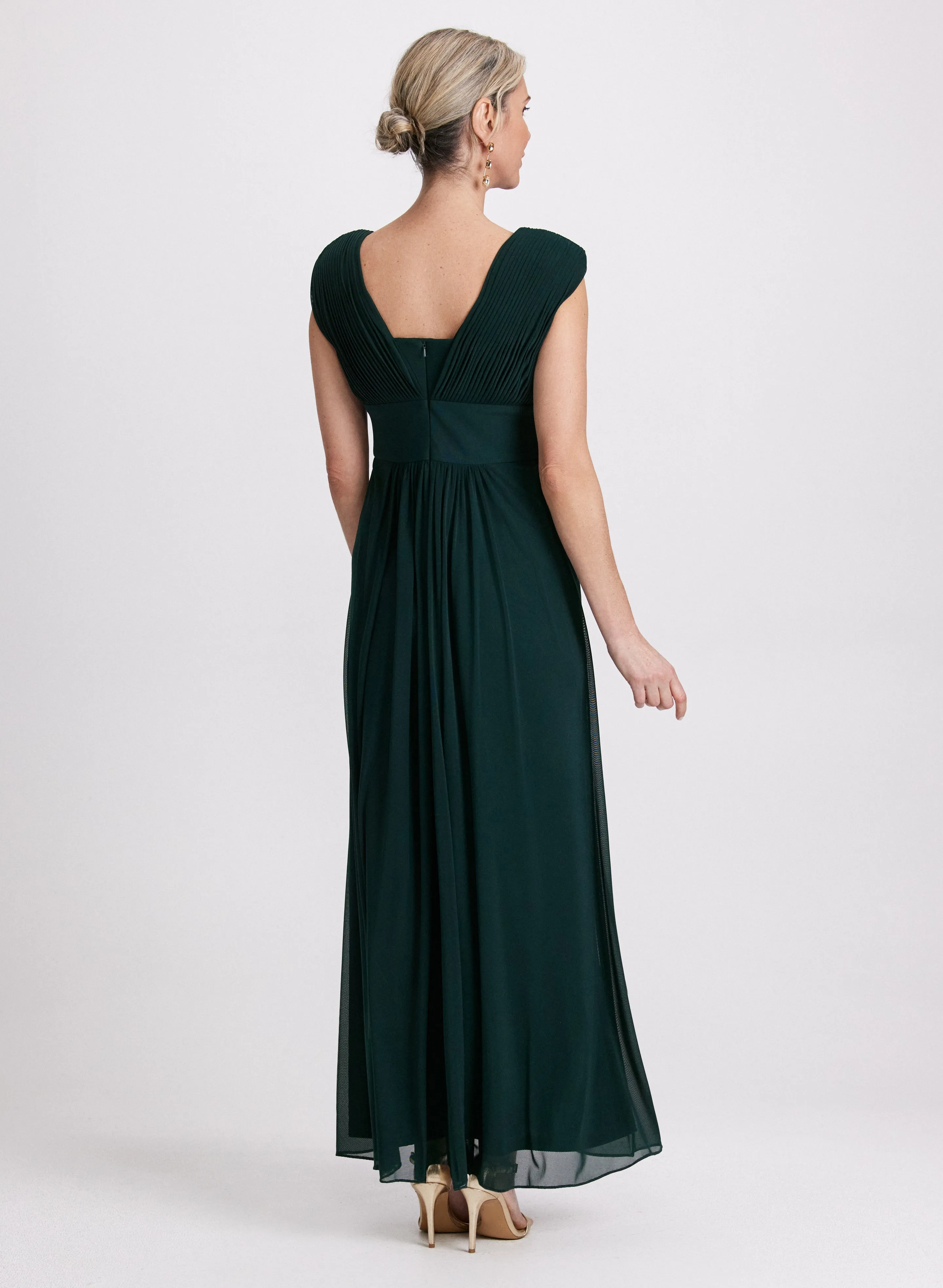 Embroidered Appliqué Maxi Dress sold by Laura product image thumbnail 3