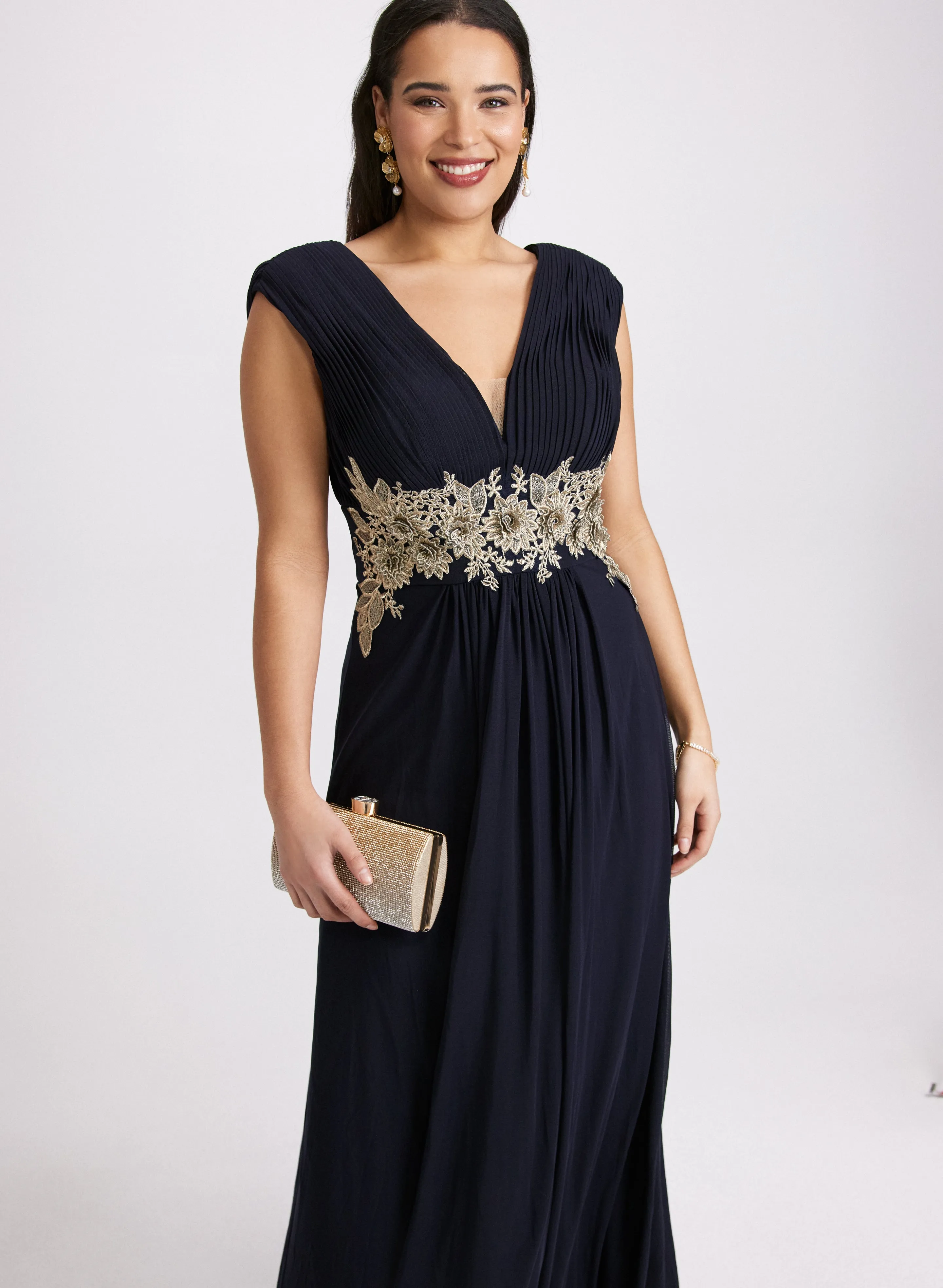 Pleated Sleeveless Dress sold by Laura product image thumbnail 2