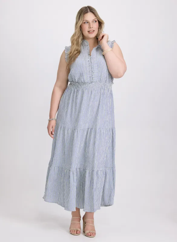 Striped Maxi Dress sold by Laura