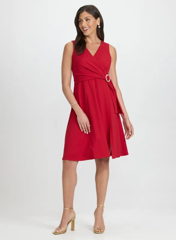 Crystal Buckle Embellished Dress sold by Laura