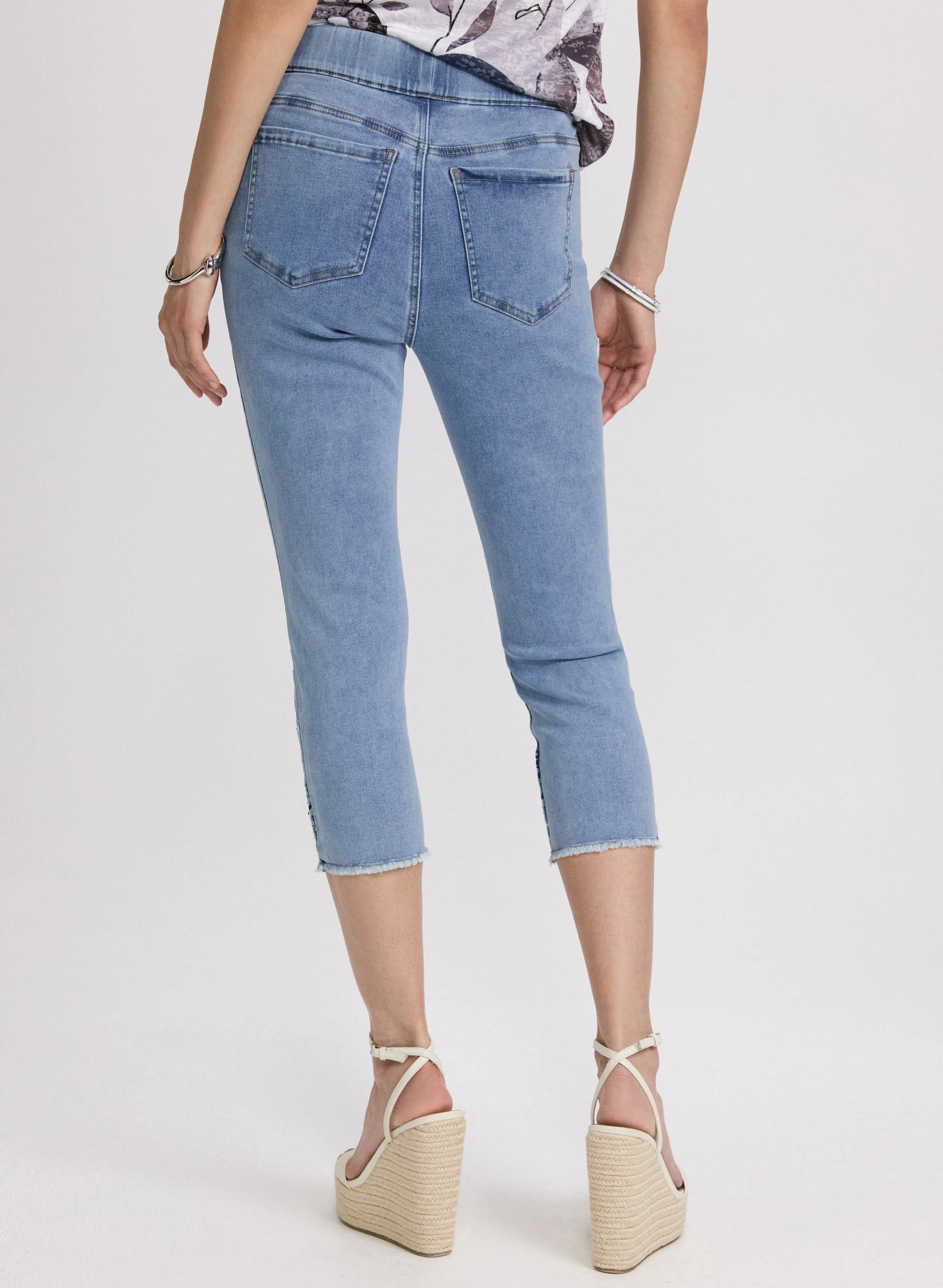 Embellished Denim Capris sold by Laura product image thumbnail 3