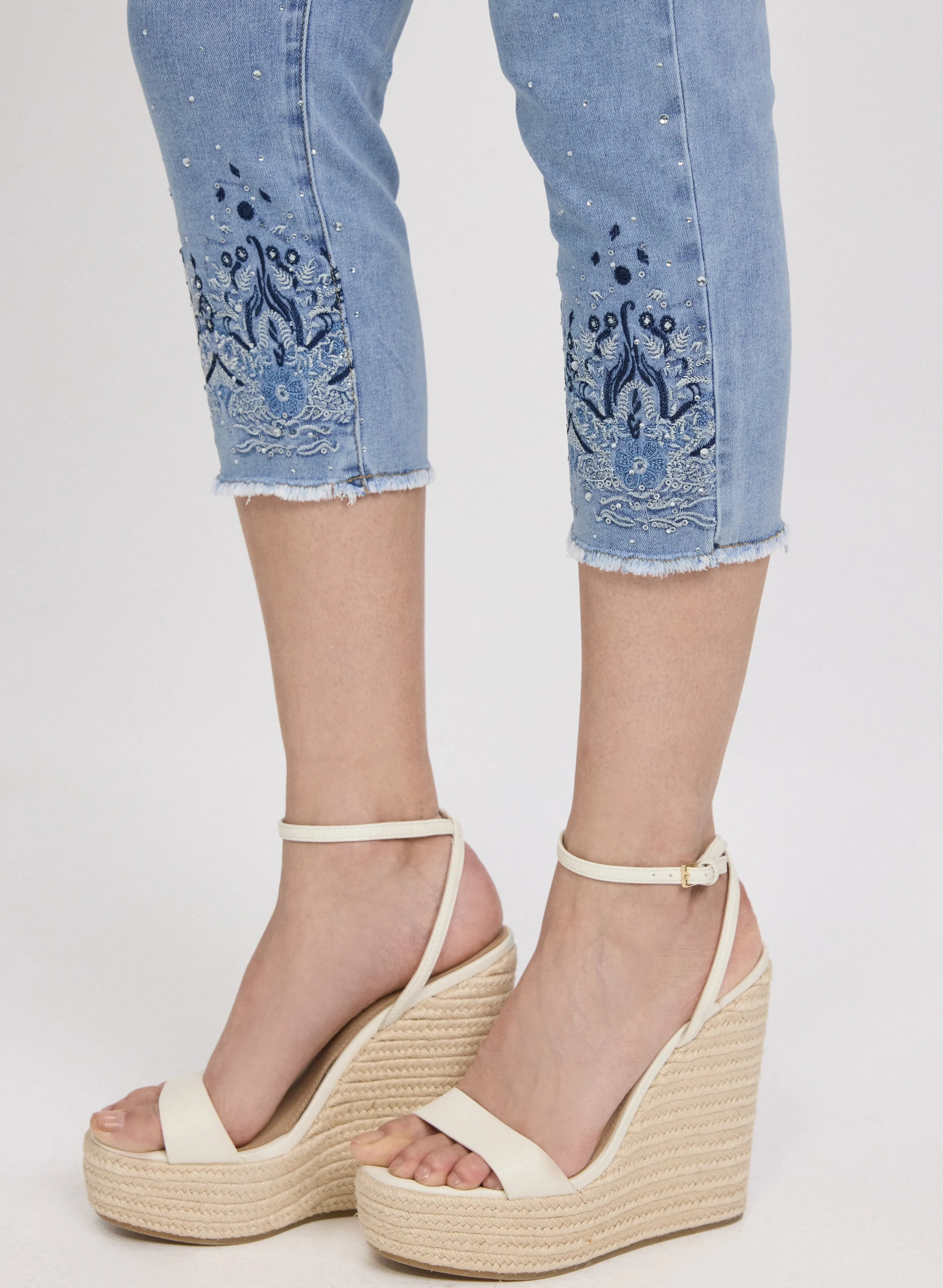 Embellished Denim Capris sold by Laura product image thumbnail 5