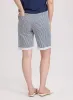 Striped Jean Shorts sold by Laura