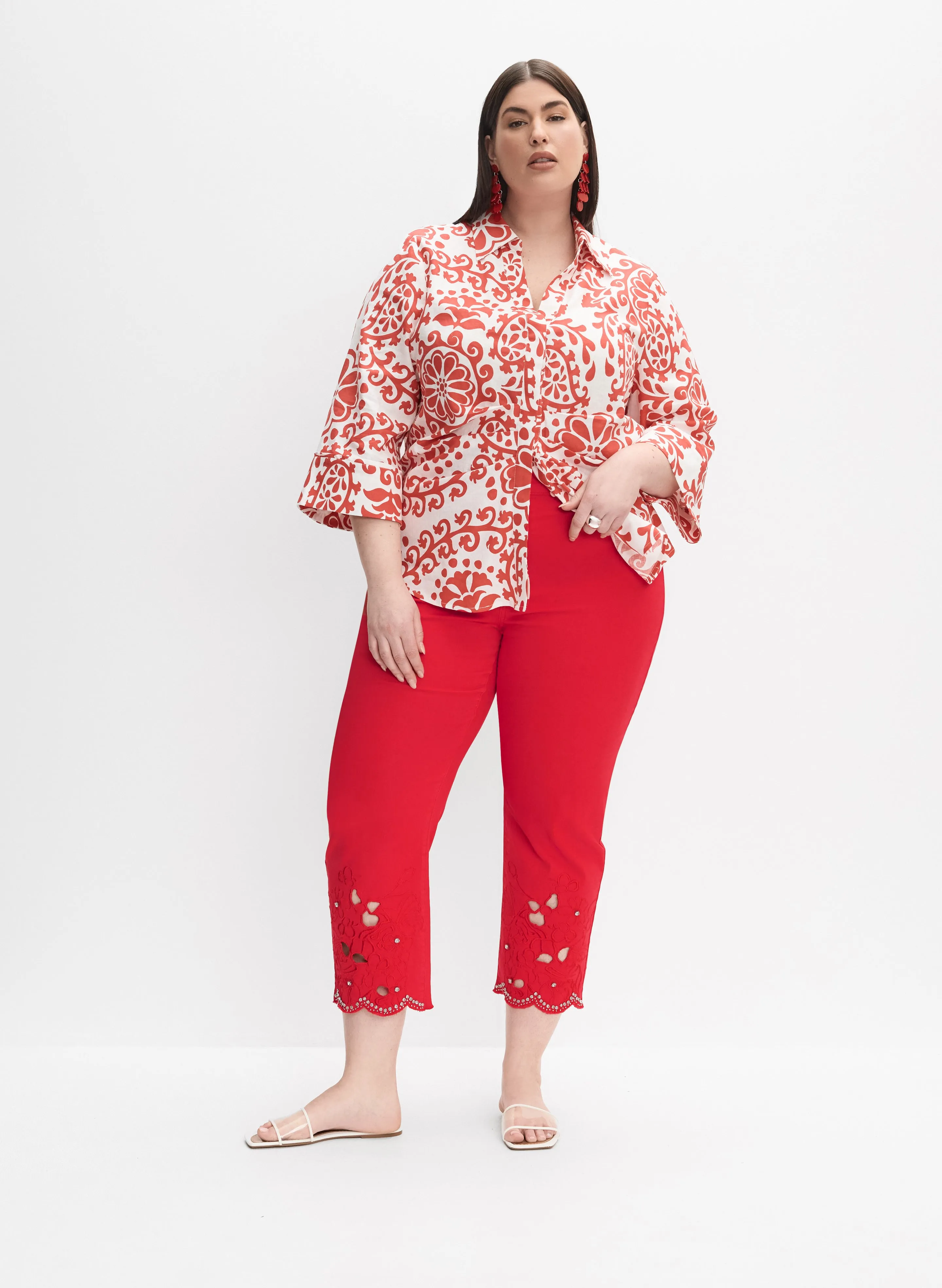 Melanie Lyne - Embroidered Straight-Leg Jeans sold by Laura product image thumbnail 5