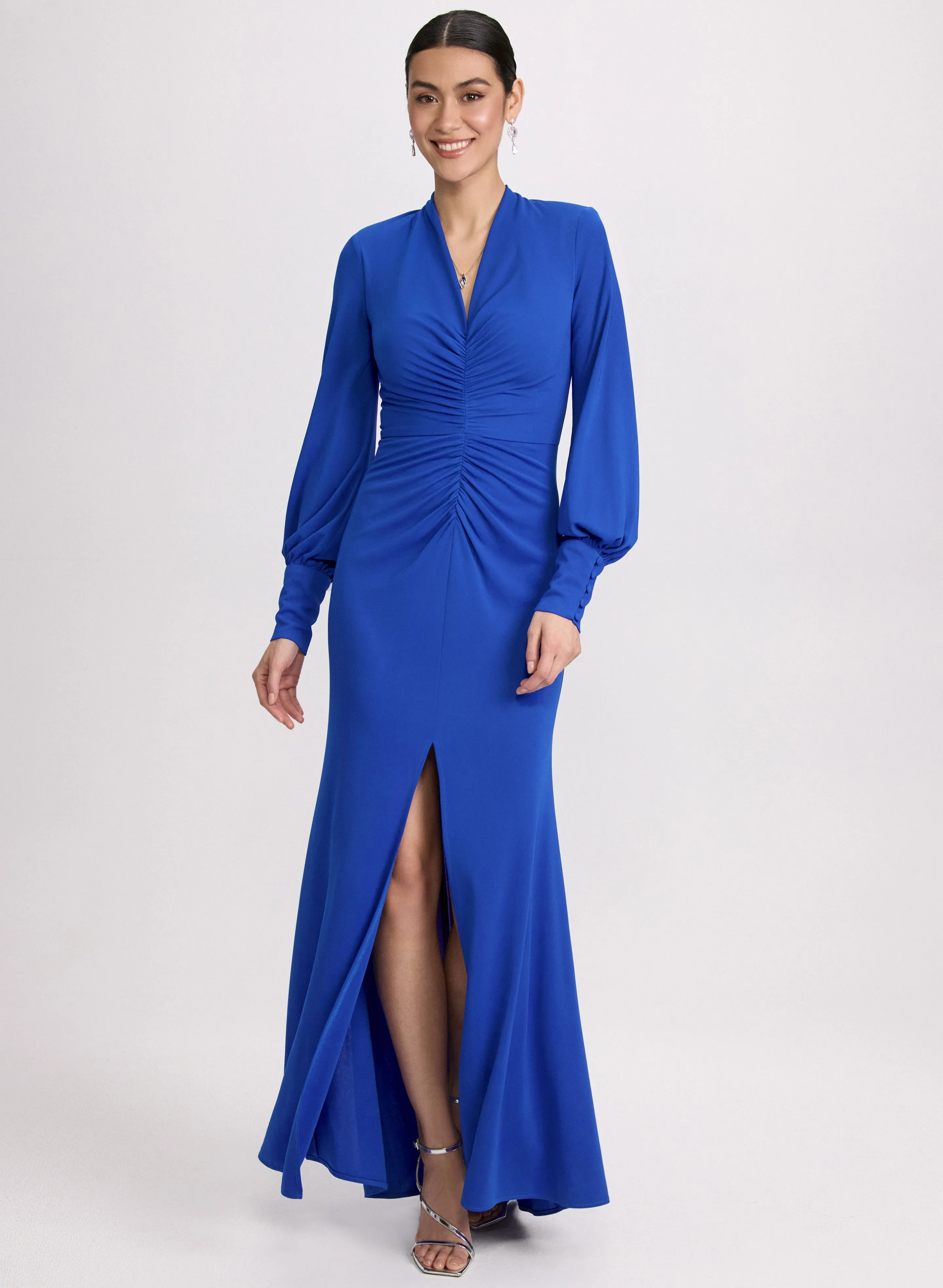 Ruched Crepe Dress sold by Laura product image thumbnail 4