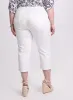 Crochet Trim Denim Capris sold by Laura