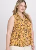 Sleeveless Leopard Print Blouse sold by Laura