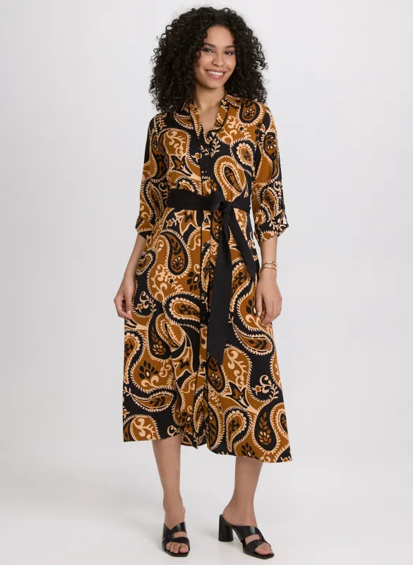 Paisley Shirt Dress sold by Laura