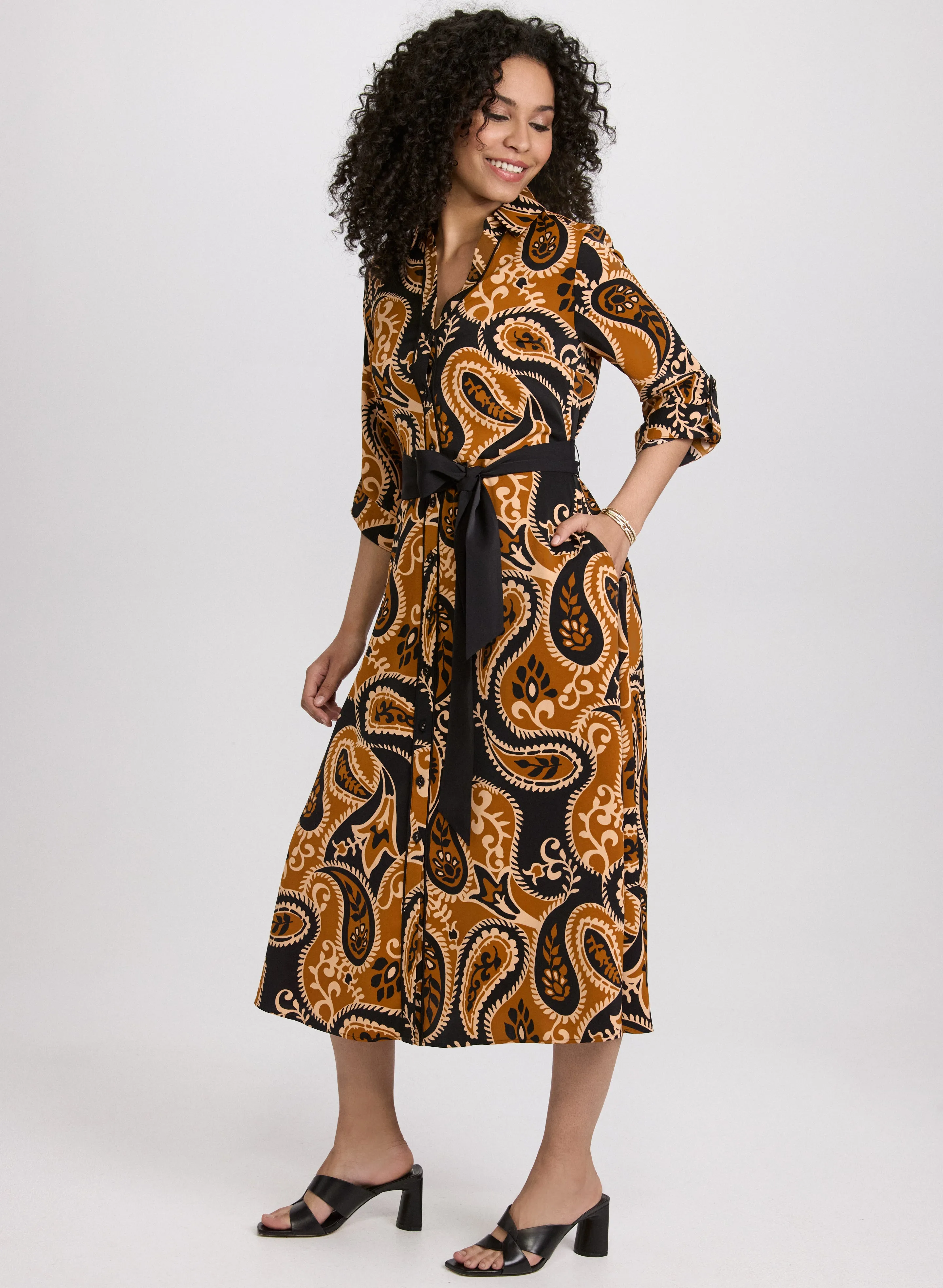 Paisley Shirt Dress sold by Laura product image thumbnail 2