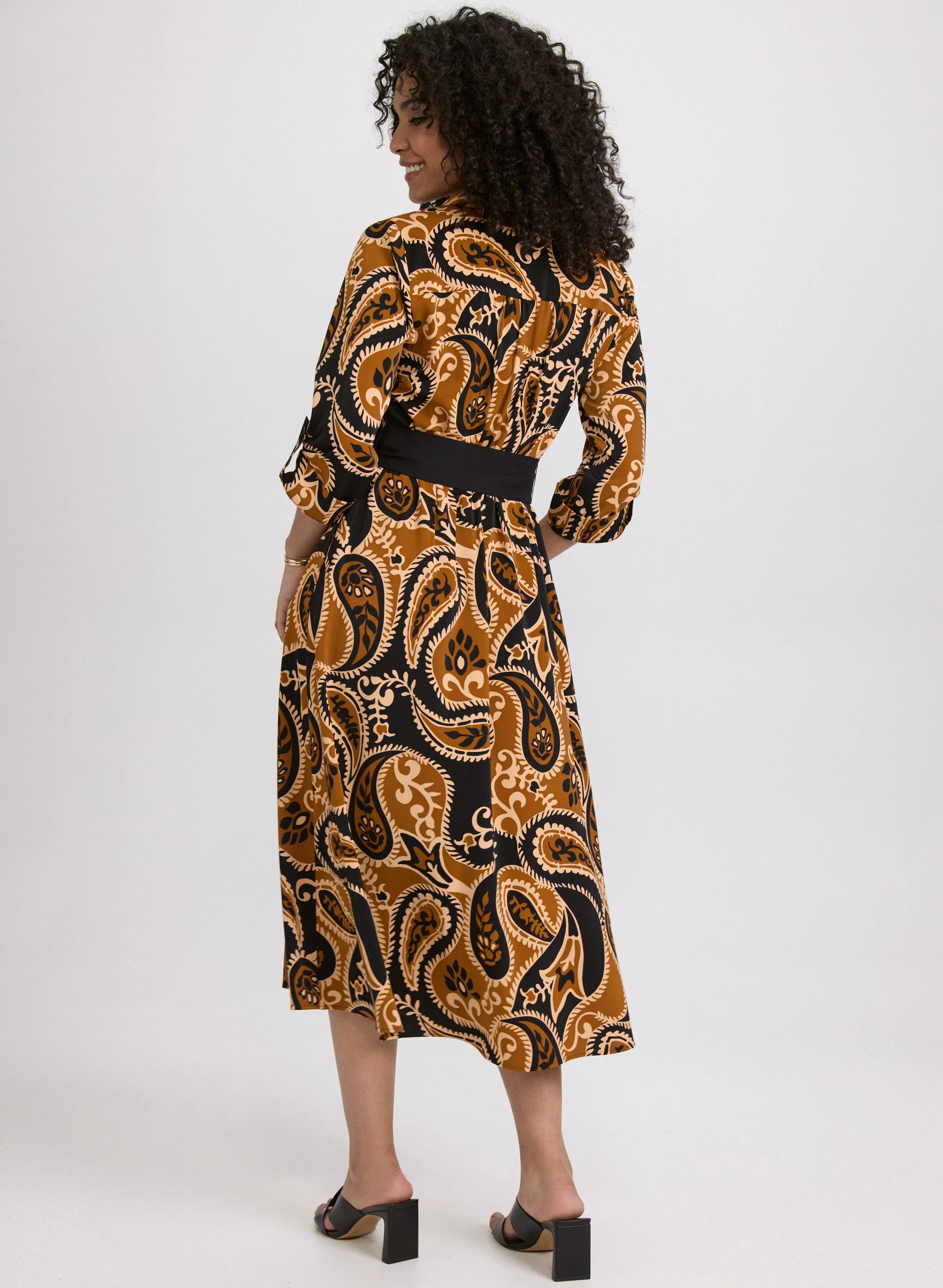 Paisley Shirt Dress sold by Laura product image thumbnail 3