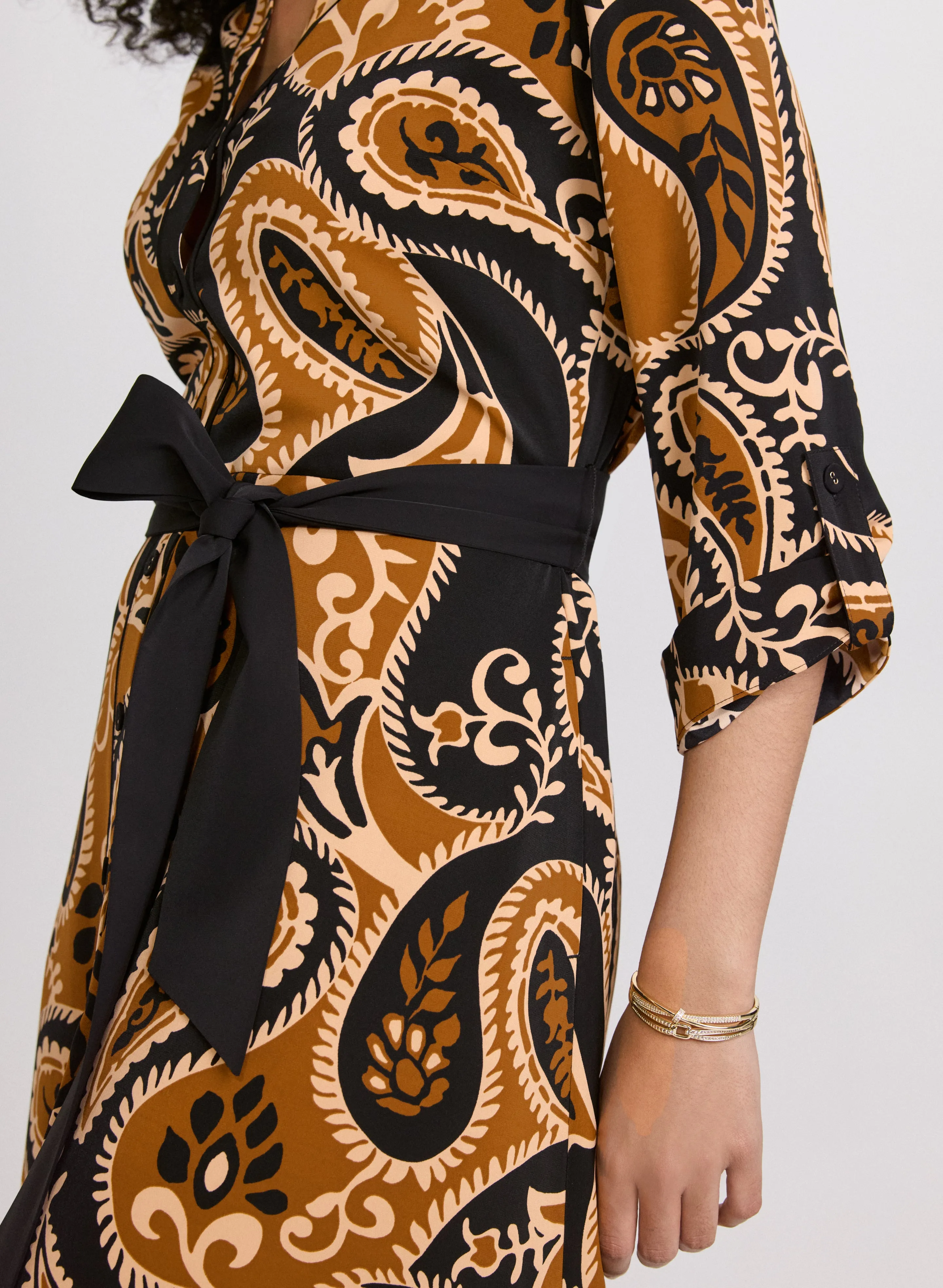 Paisley Shirt Dress sold by Laura product image thumbnail 5