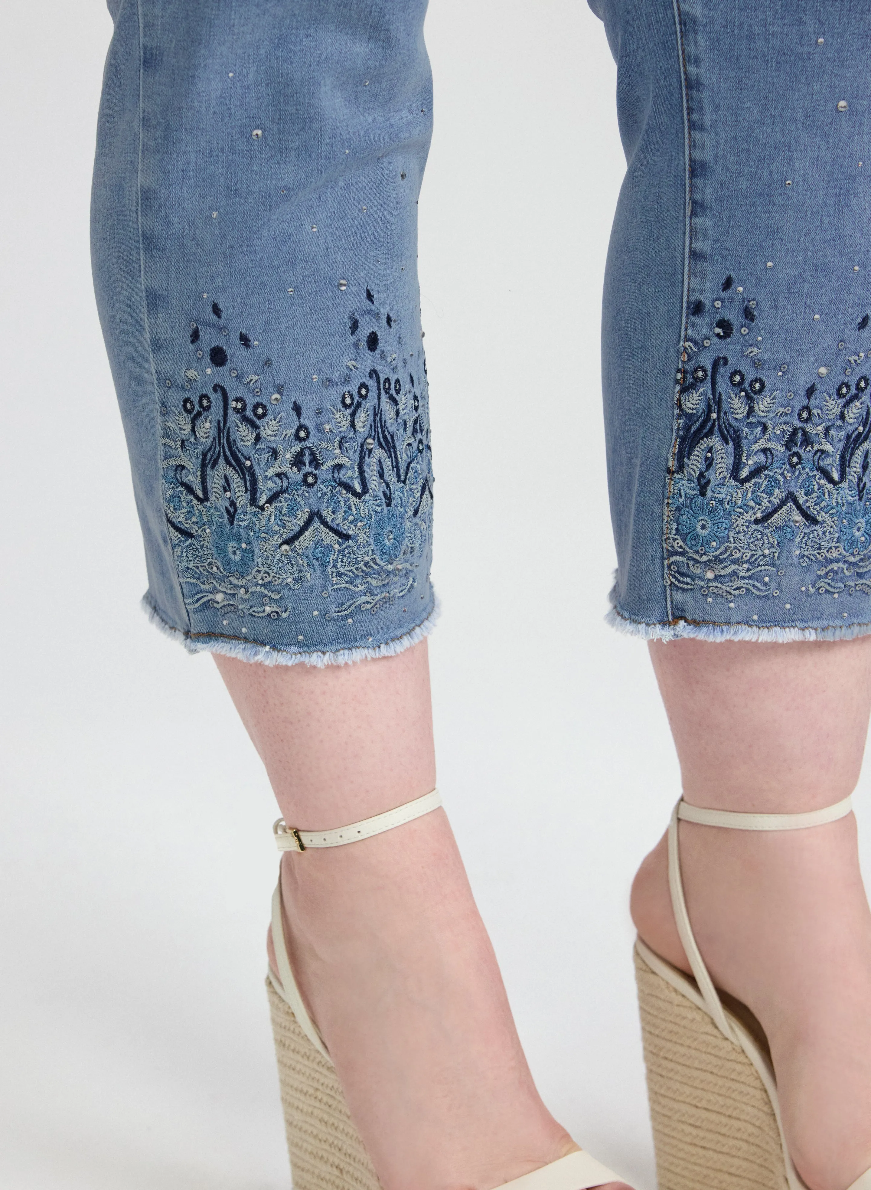 Embellished Denim Capris sold by Laura product image thumbnail 2