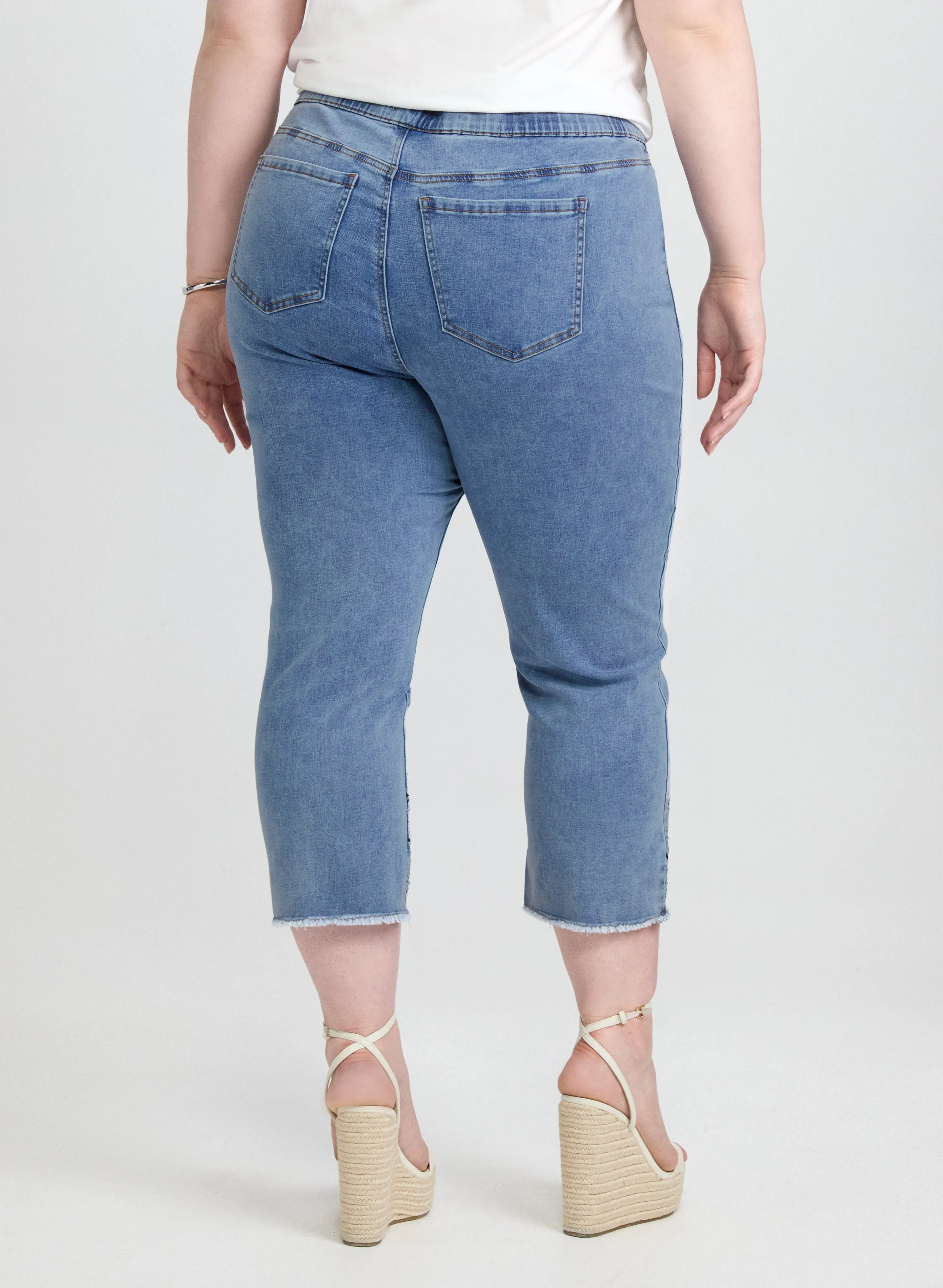 Embellished Denim Capris sold by Laura product image thumbnail 4
