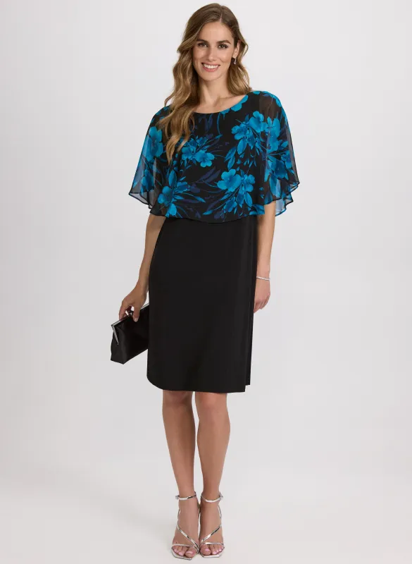 Floral Capelet Dress sold by Laura