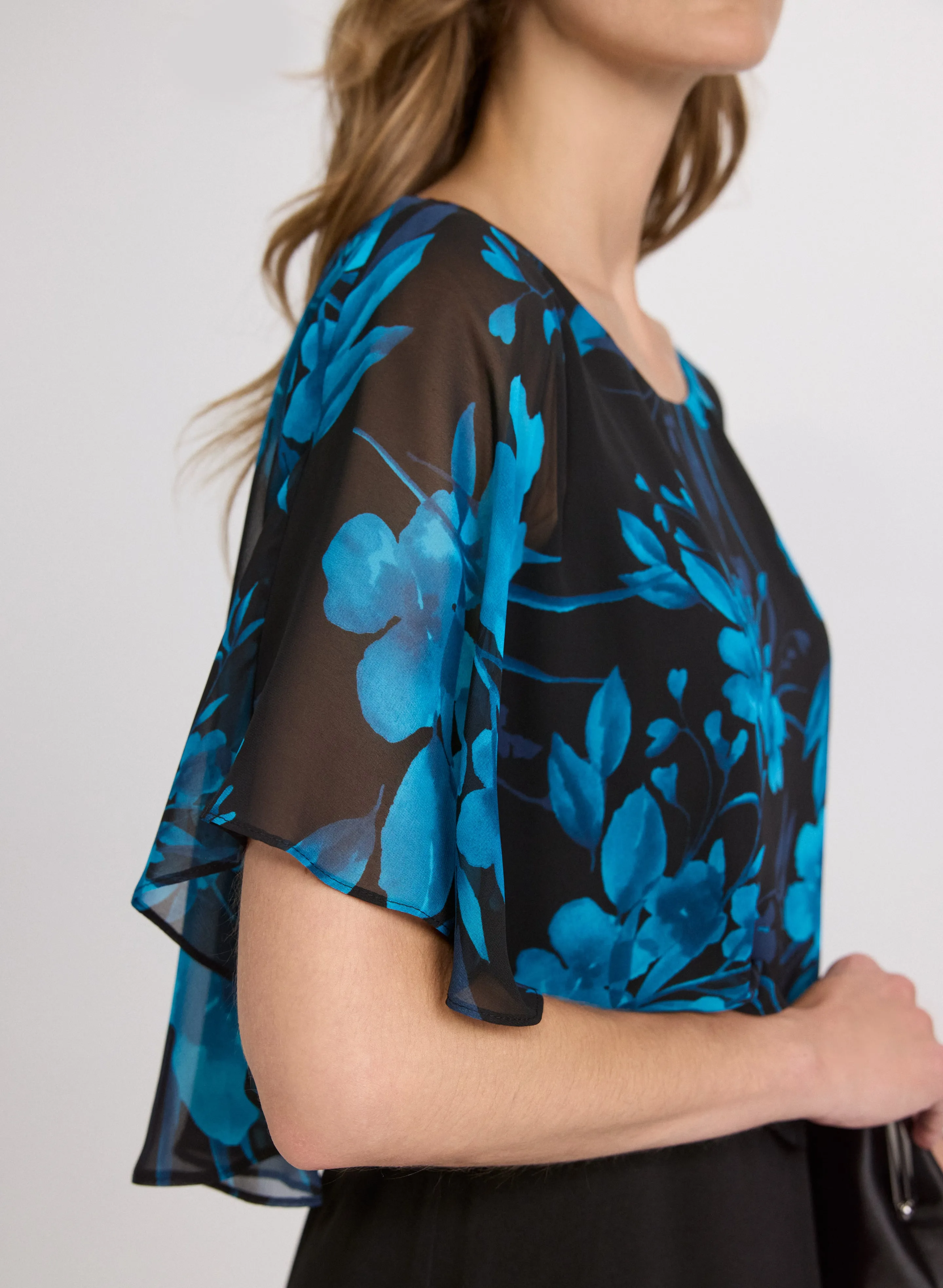Floral Capelet Dress sold by Laura product image thumbnail 5
