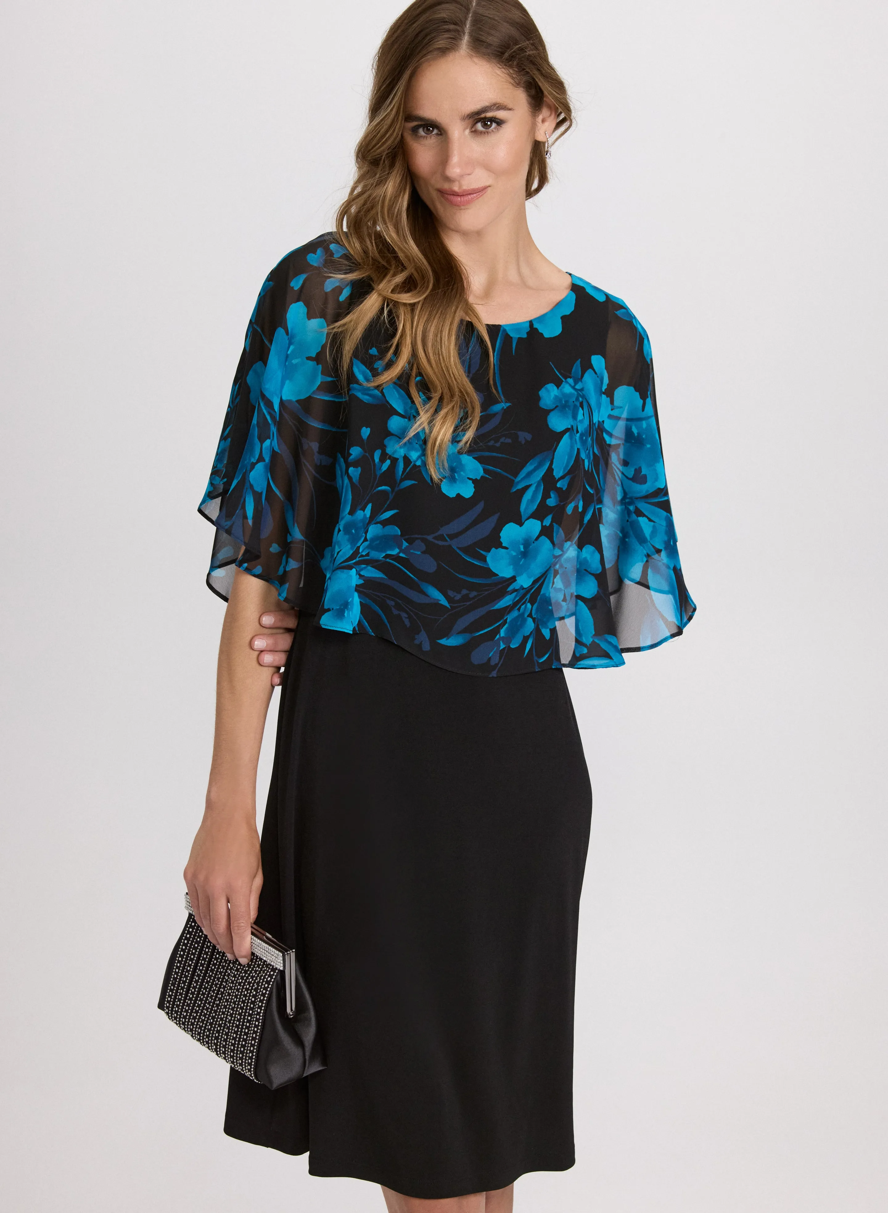 Floral Capelet Dress sold by Laura product image thumbnail 4