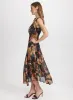Floral Chiffon Midi Dress sold by Laura