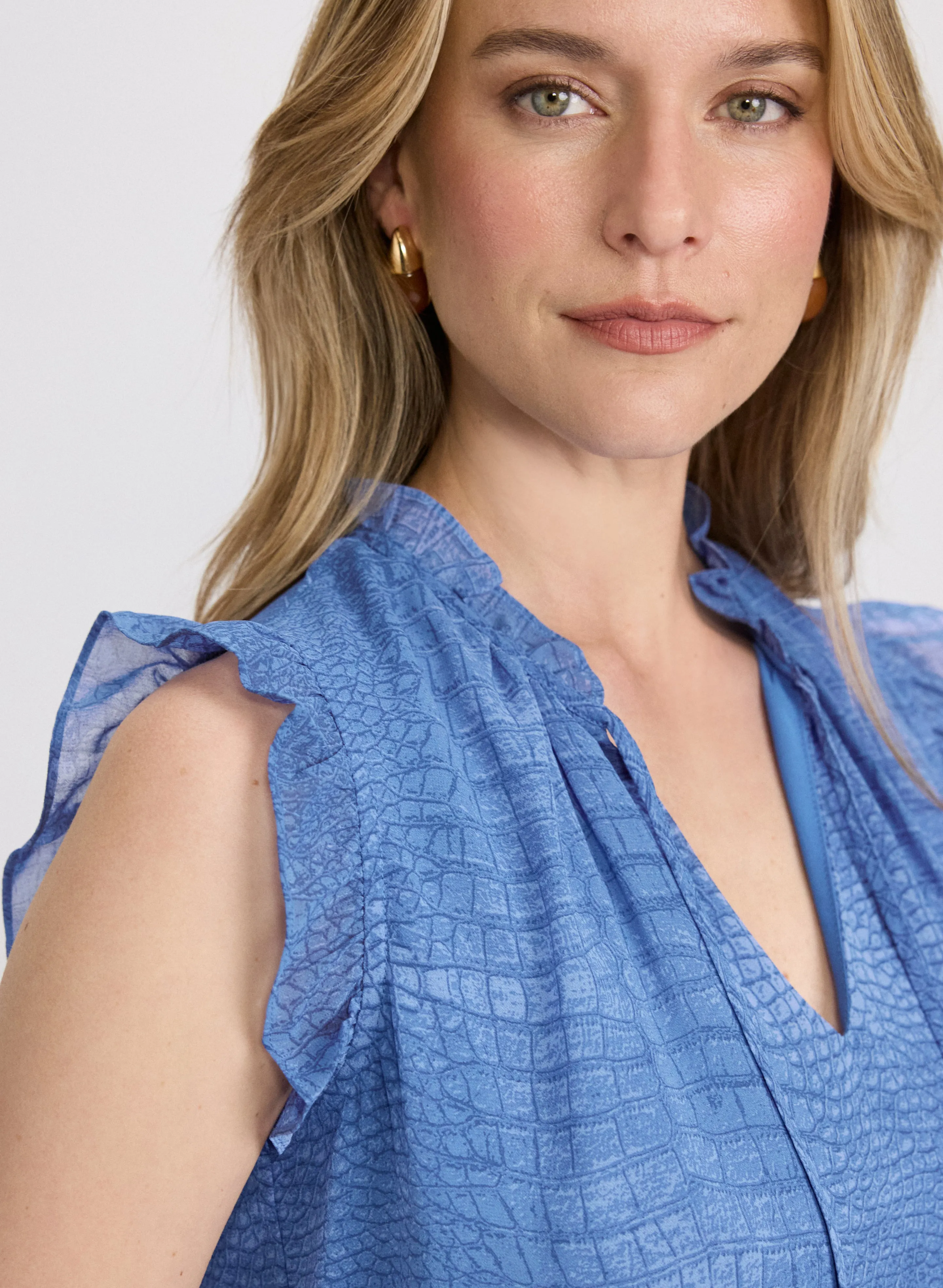 Snake Print Chiffon Blouse sold by Laura product image thumbnail 5